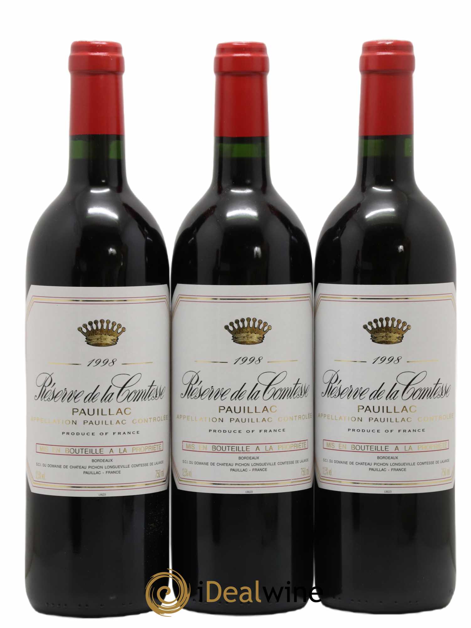 Réserve de la Comtesse Second Vin 1998 - Lot de 12 bouteilles - 3