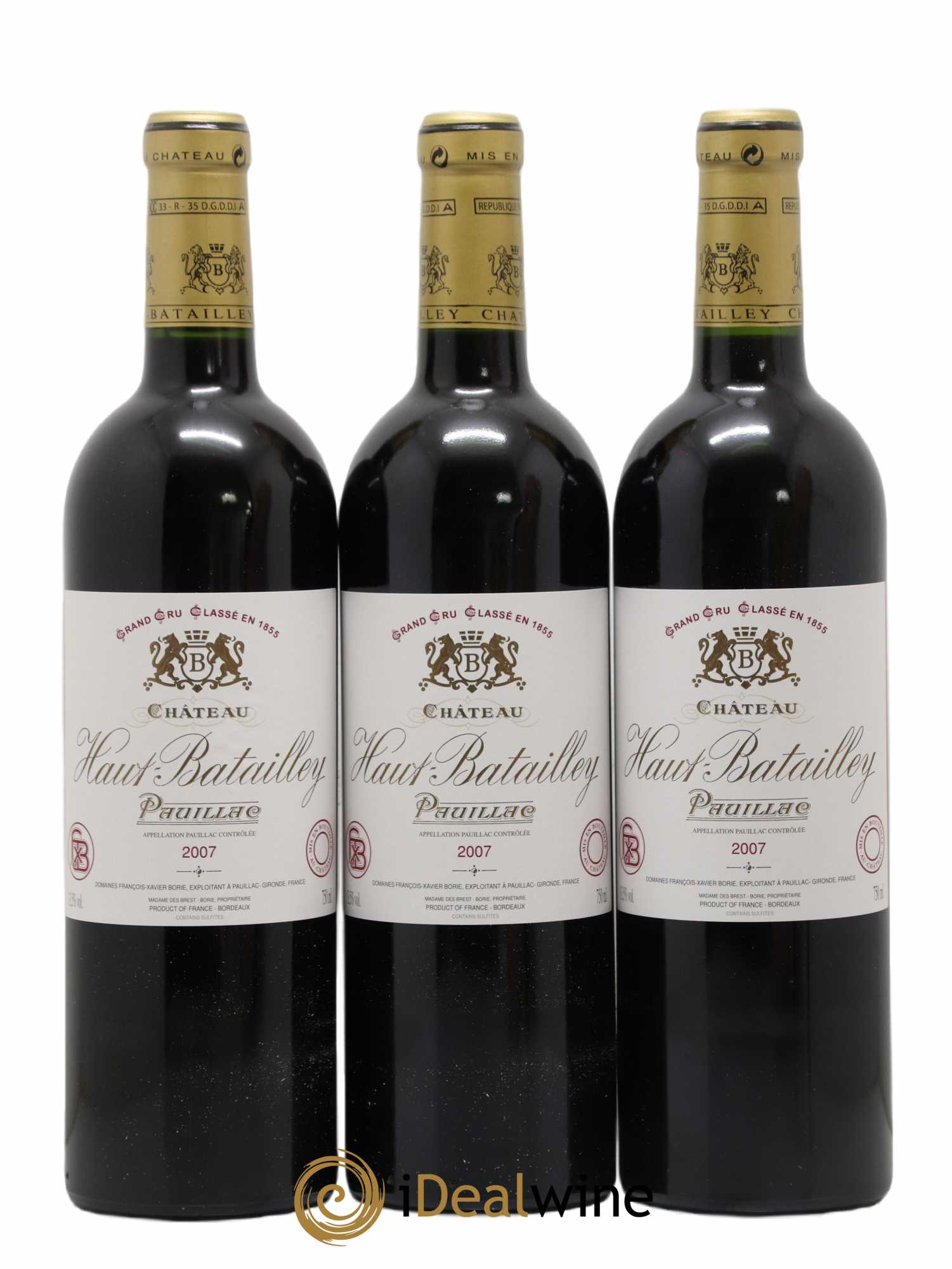 Château Batailley 5ème Grand Cru Classé 2007 - Lot de 12 bouteilles - 3