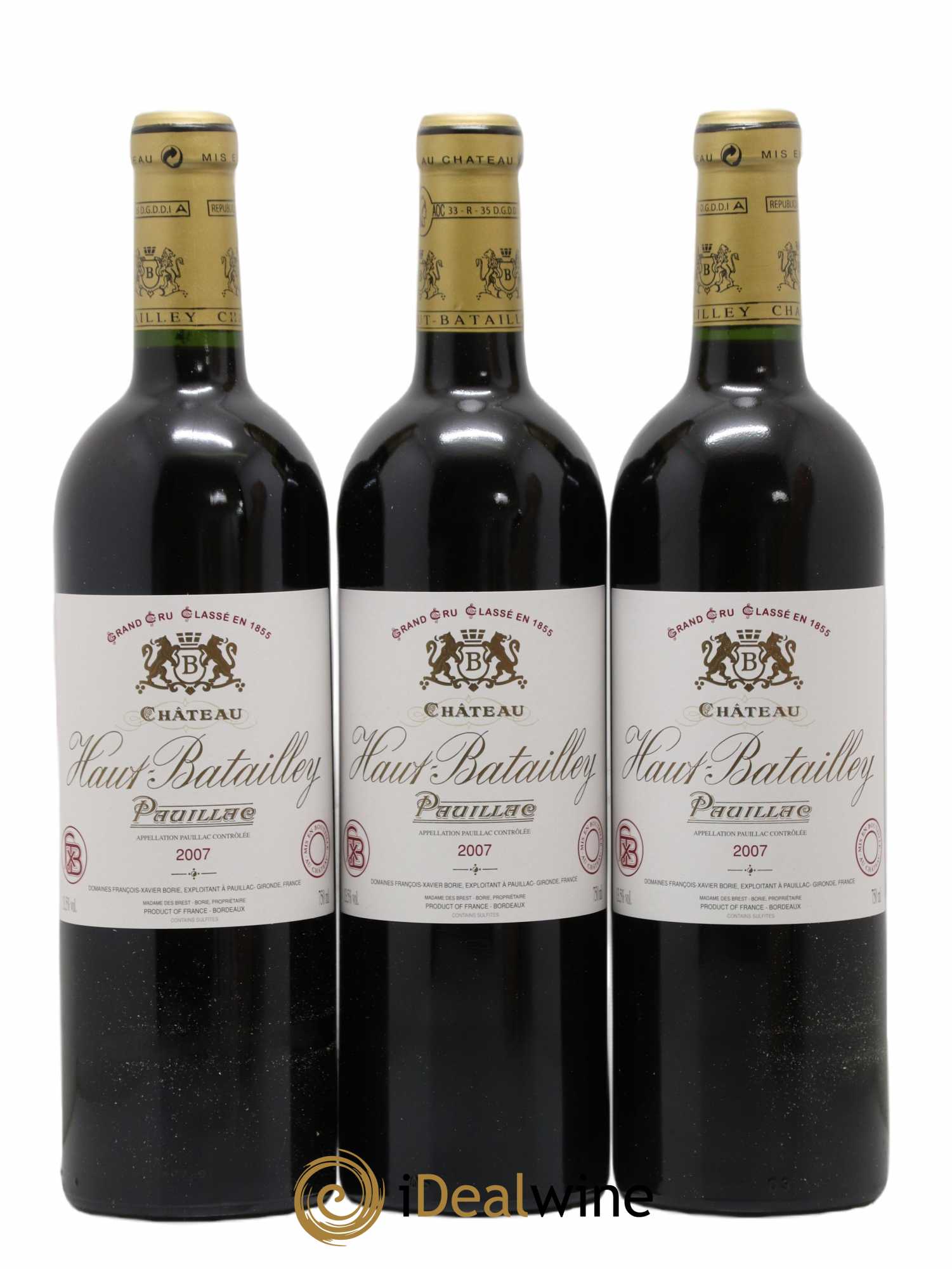 Château Batailley 5ème Grand Cru Classé 2007 - Lot de 12 bouteilles - 4