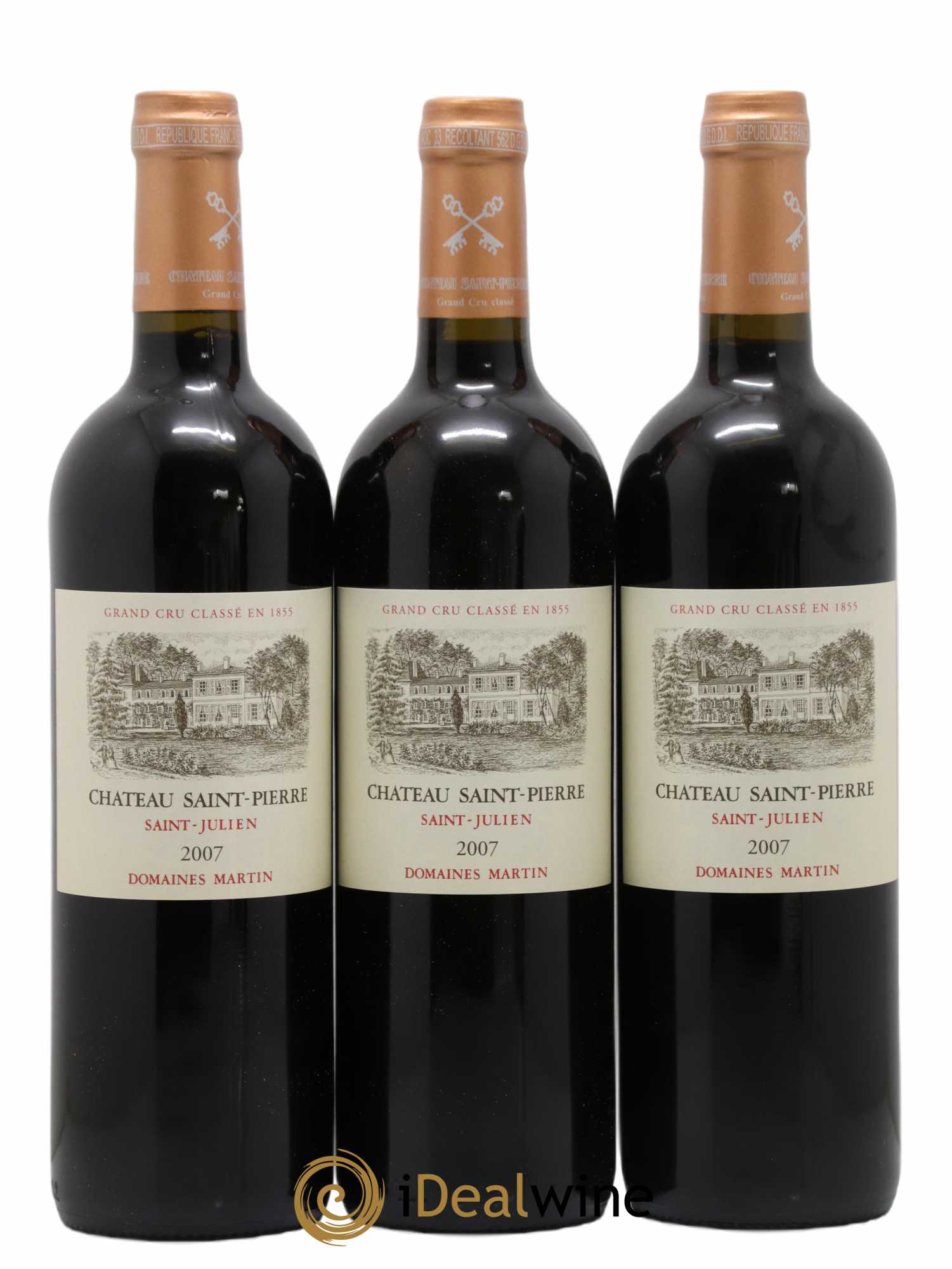 Château Saint-Pierre 4ème Grand Cru Classé 2007 - Lot de 12 bouteilles - 2