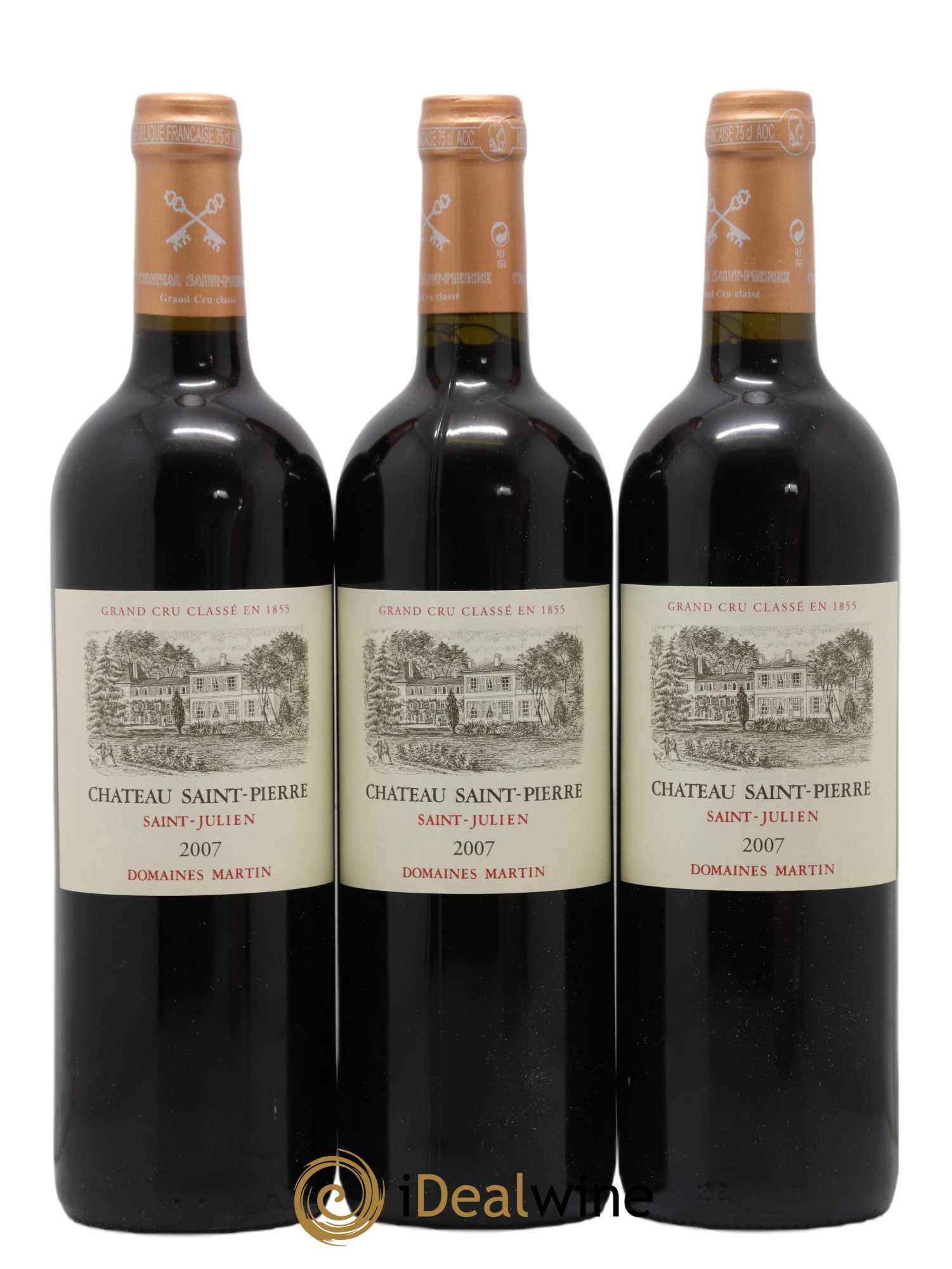 Château Saint-Pierre 4ème Grand Cru Classé 2007 - Lot de 12 bouteilles - 4