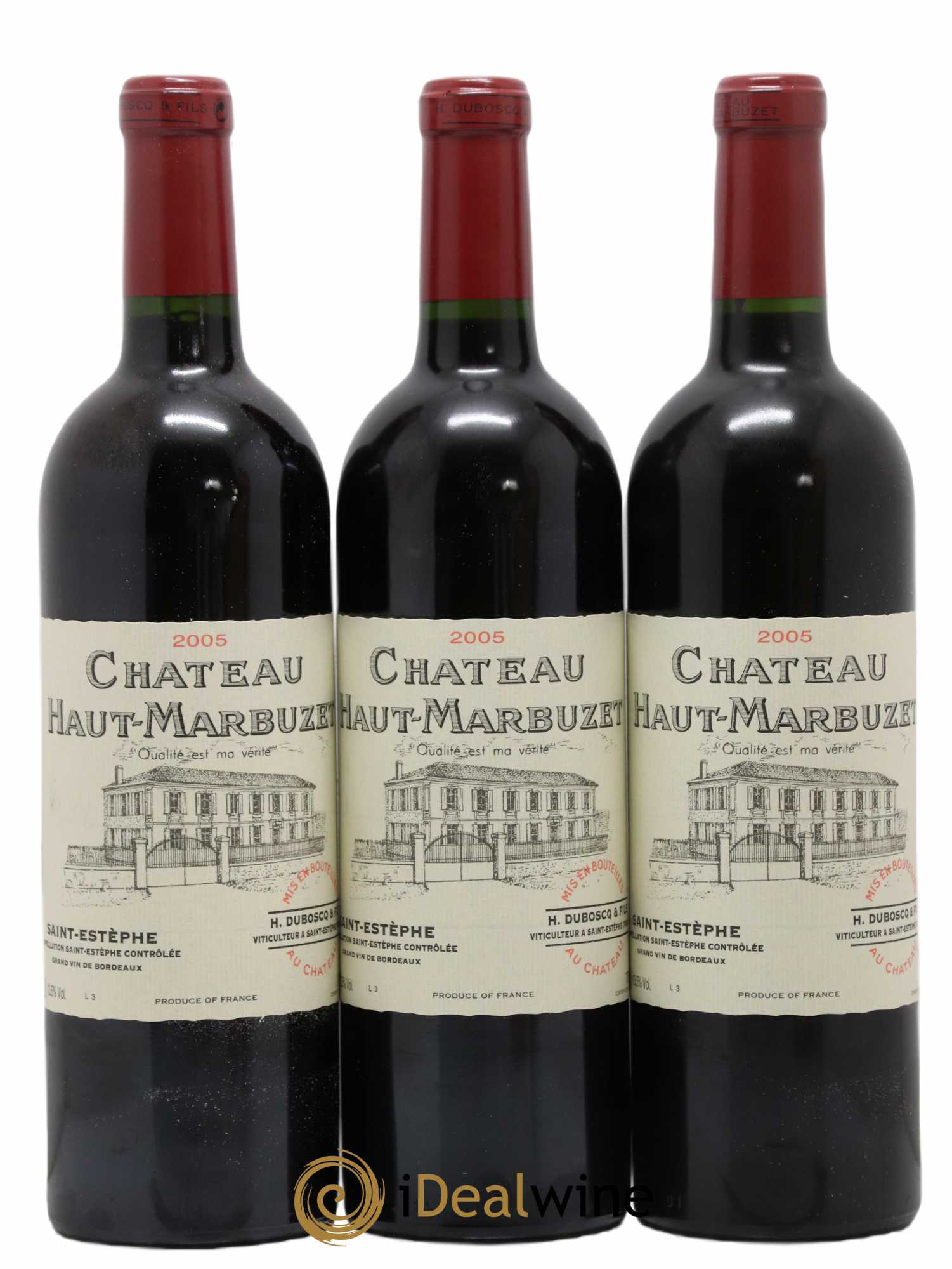 Château Haut Marbuzet 2005 - Lot de 12 bouteilles - 2