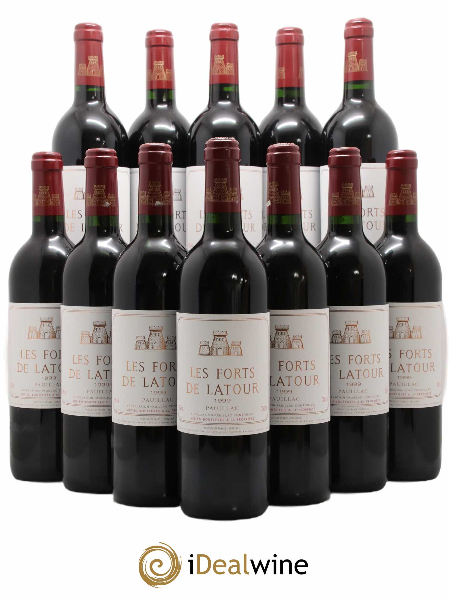 Les Forts de Latour Second Vin 1999 - Lot de 12 bouteilles - 0