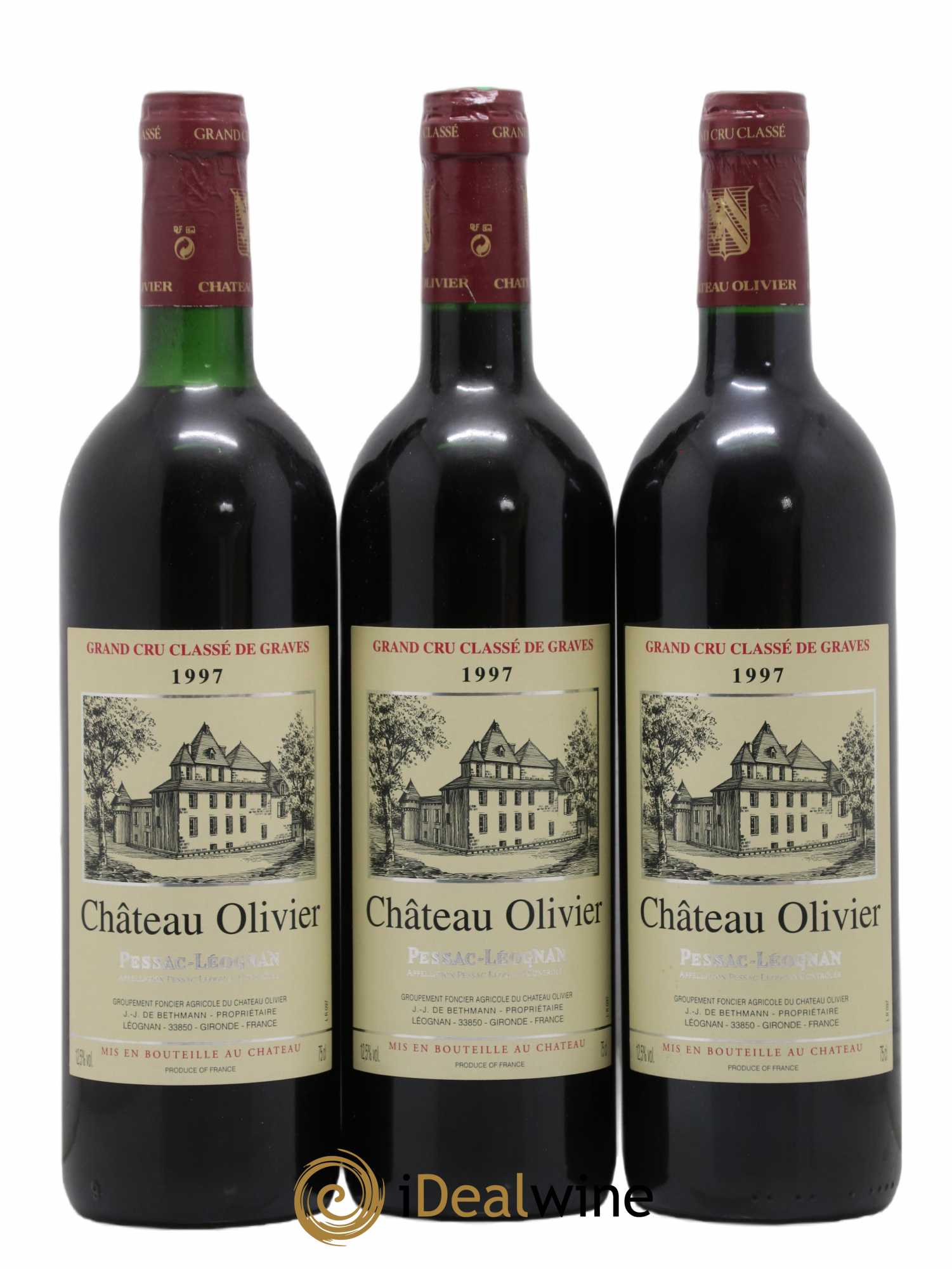 Château Olivier Cru Classé de Graves 1997 - Lot de 12 bouteilles - 4