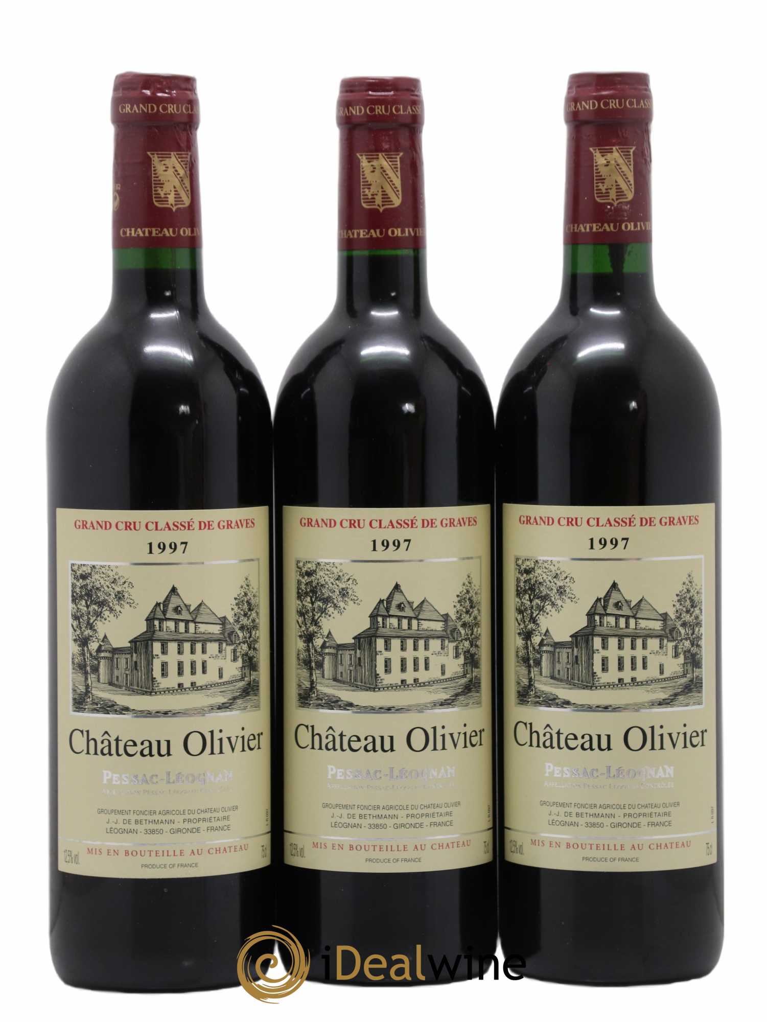 Château Olivier Cru Classé de Graves 1997 - Lot de 12 bouteilles - 2