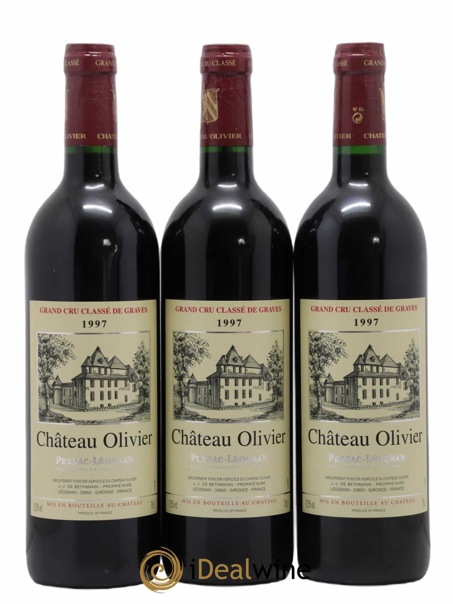 Château Olivier Cru Classé de Graves 1997 - Lot de 12 bouteilles - 3