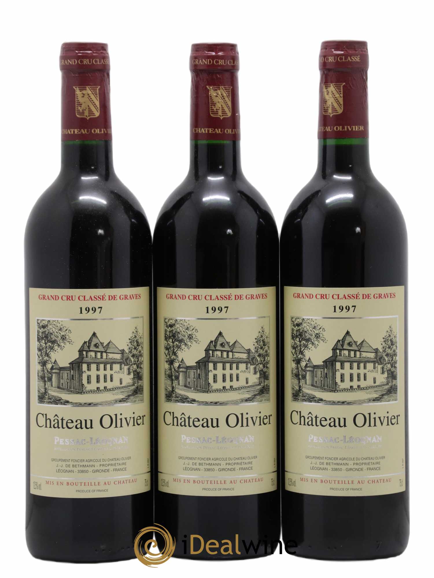 Château Olivier Cru Classé de Graves 1997 - Lot de 12 bouteilles - 4