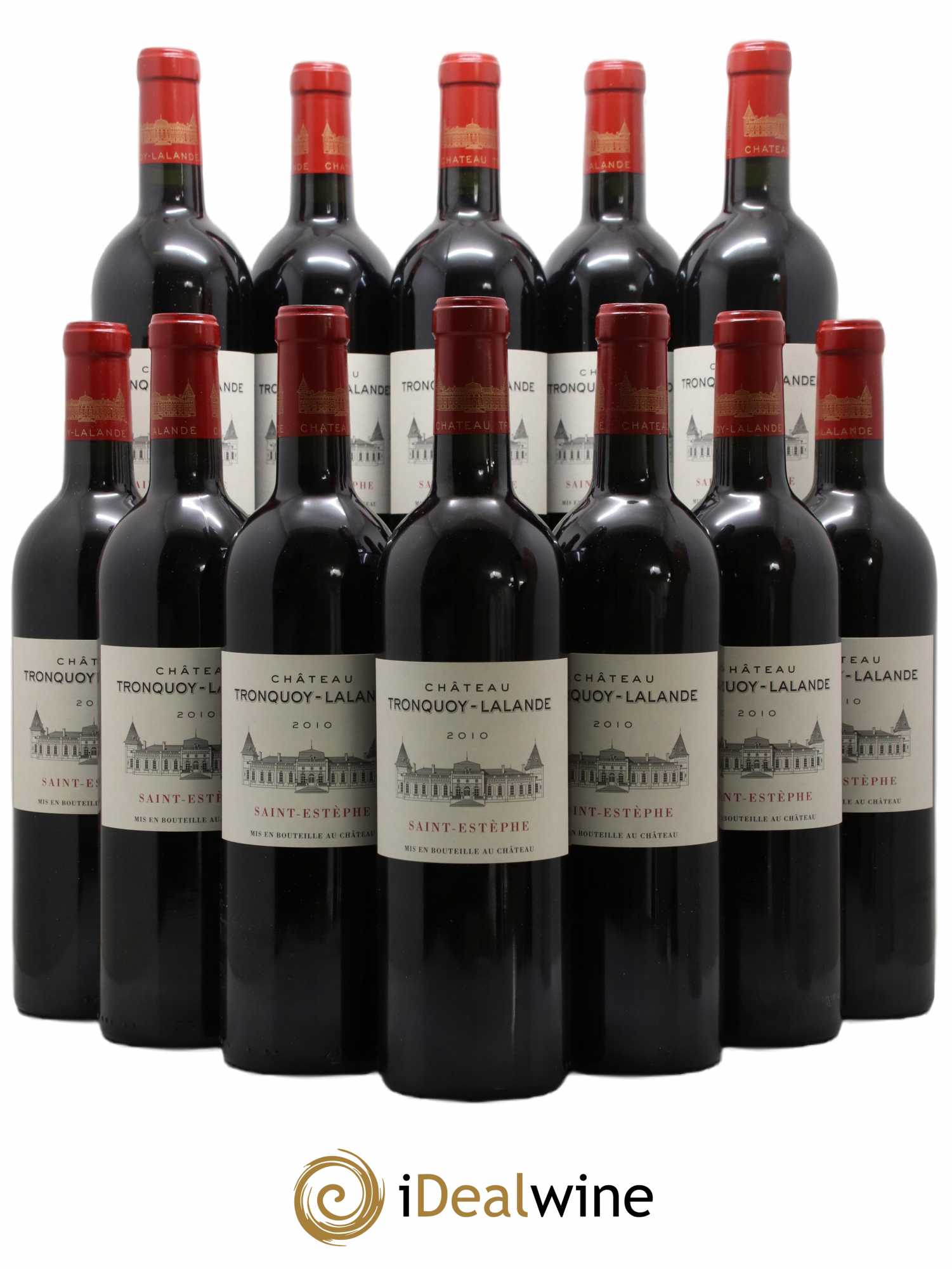 Château Tronquoy Lalande 2010 - Lot de 12 bouteilles - 0