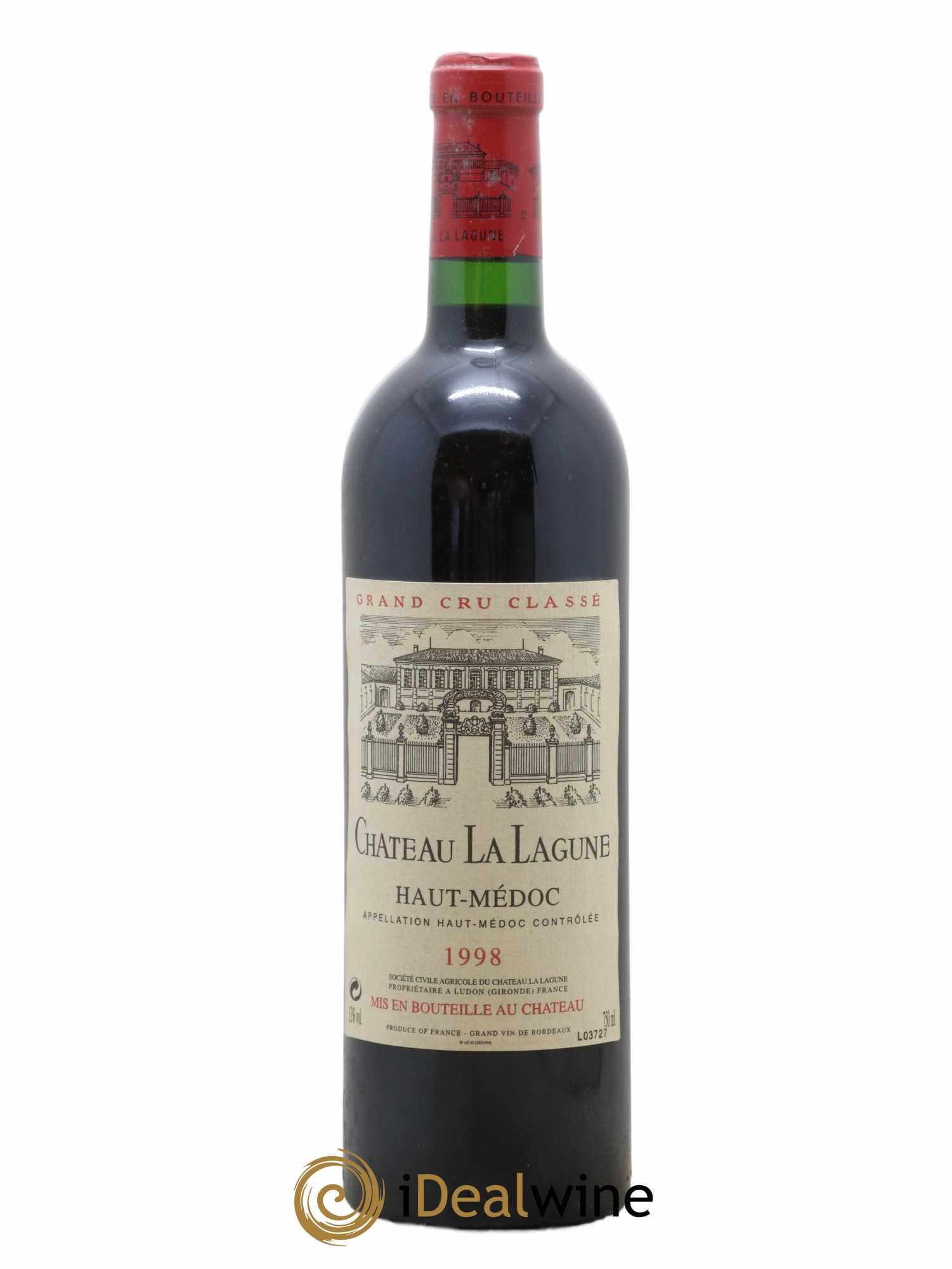 Château la Lagune 3ème Grand Cru Classé 1998 - Lot de 1 bouteille - 0