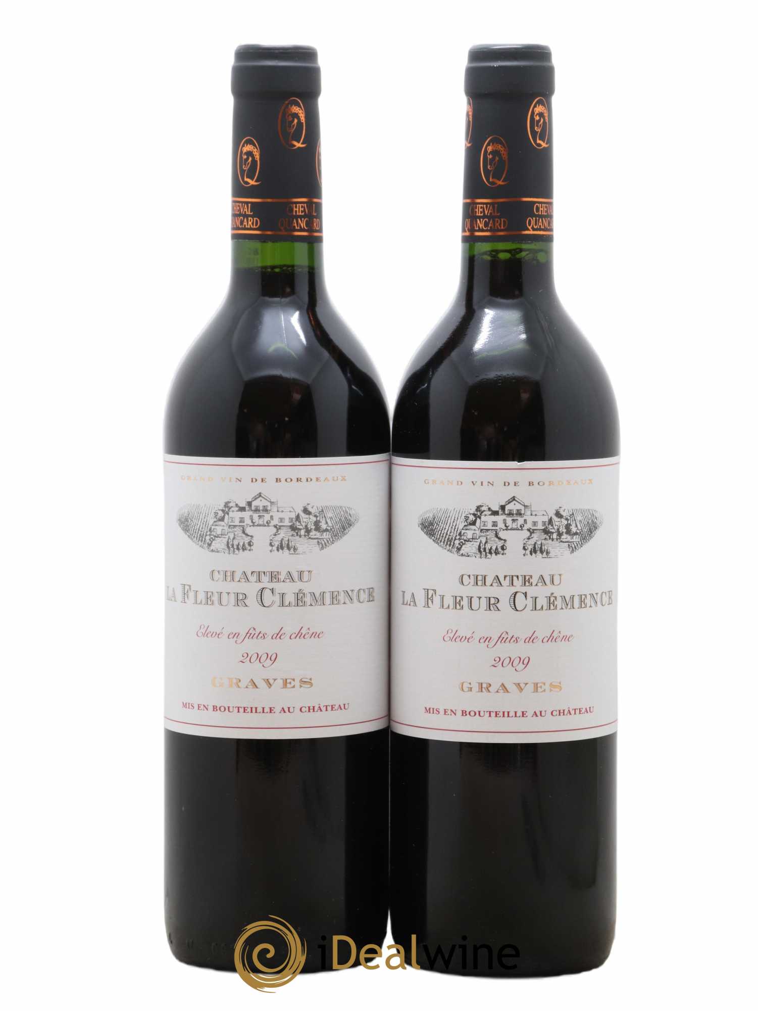 Graves Château La Fleur Clemence 2009 - Lot de 2 bouteilles - 0