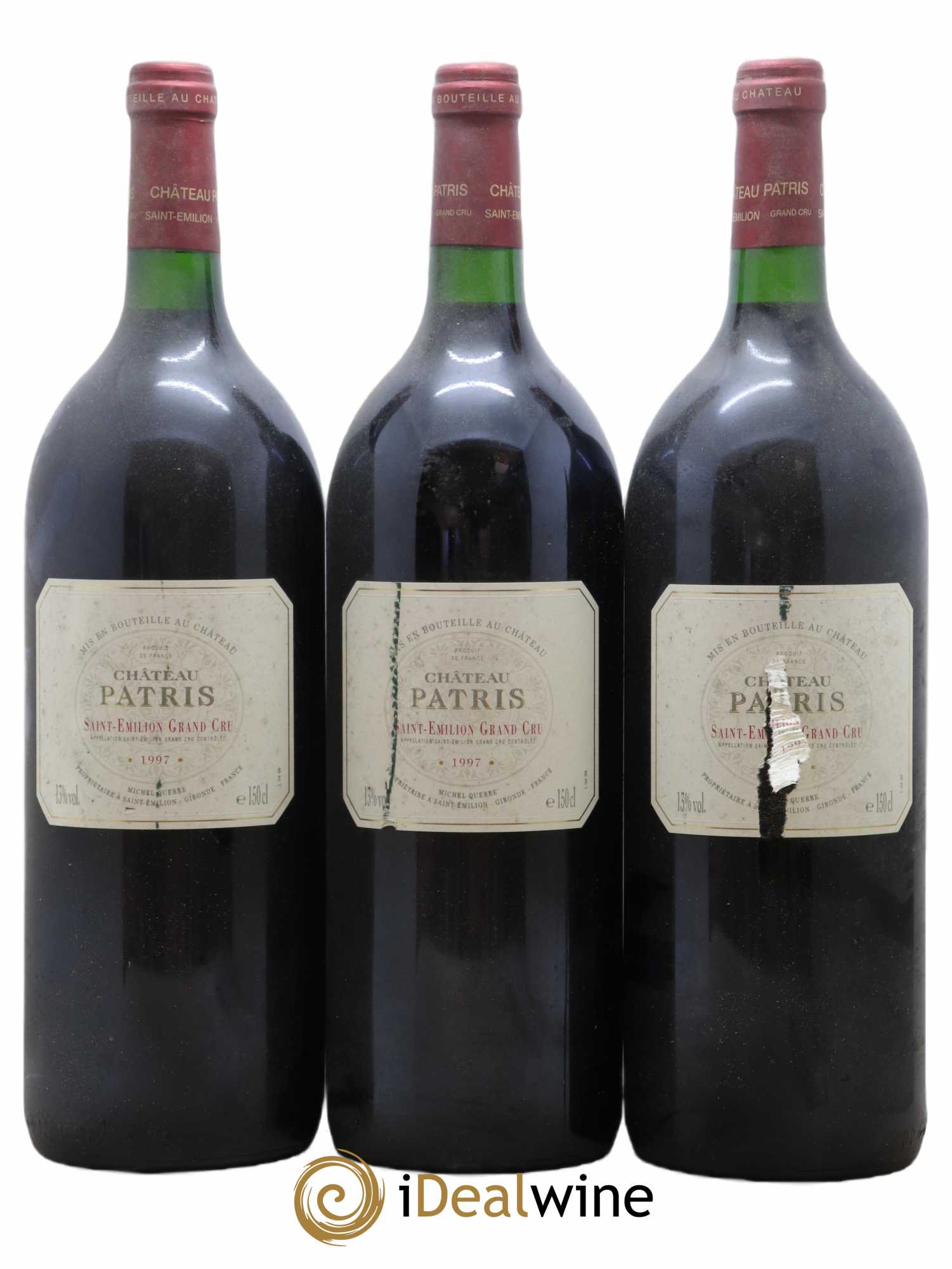 Château Patris 1997 - Lot de 3 magnums - 0