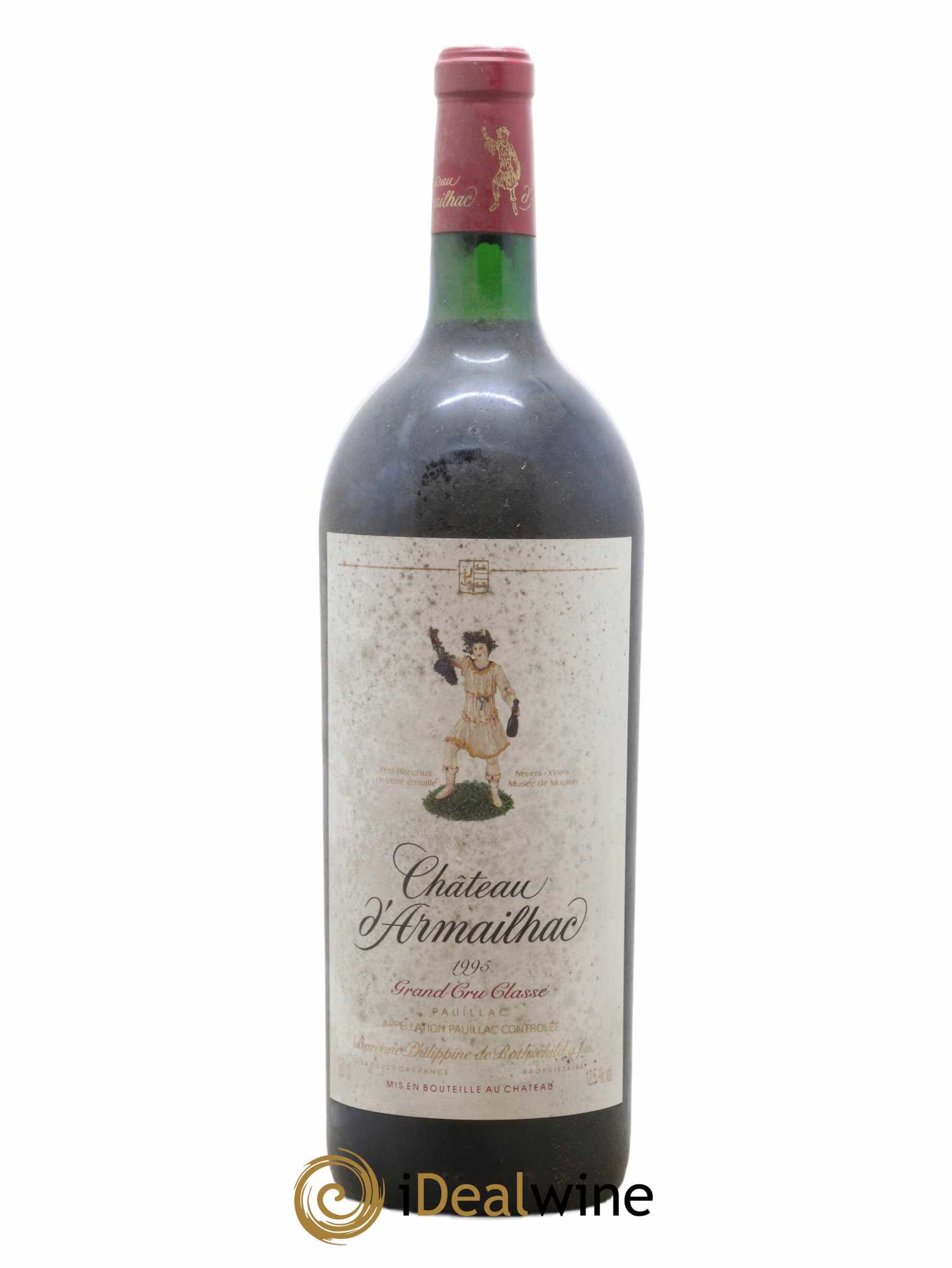 Château d' Armailhac - Mouton Baron(ne) Philippe 5ème Grand Cru Classé 1995 - Lot de 1 magnum - 0