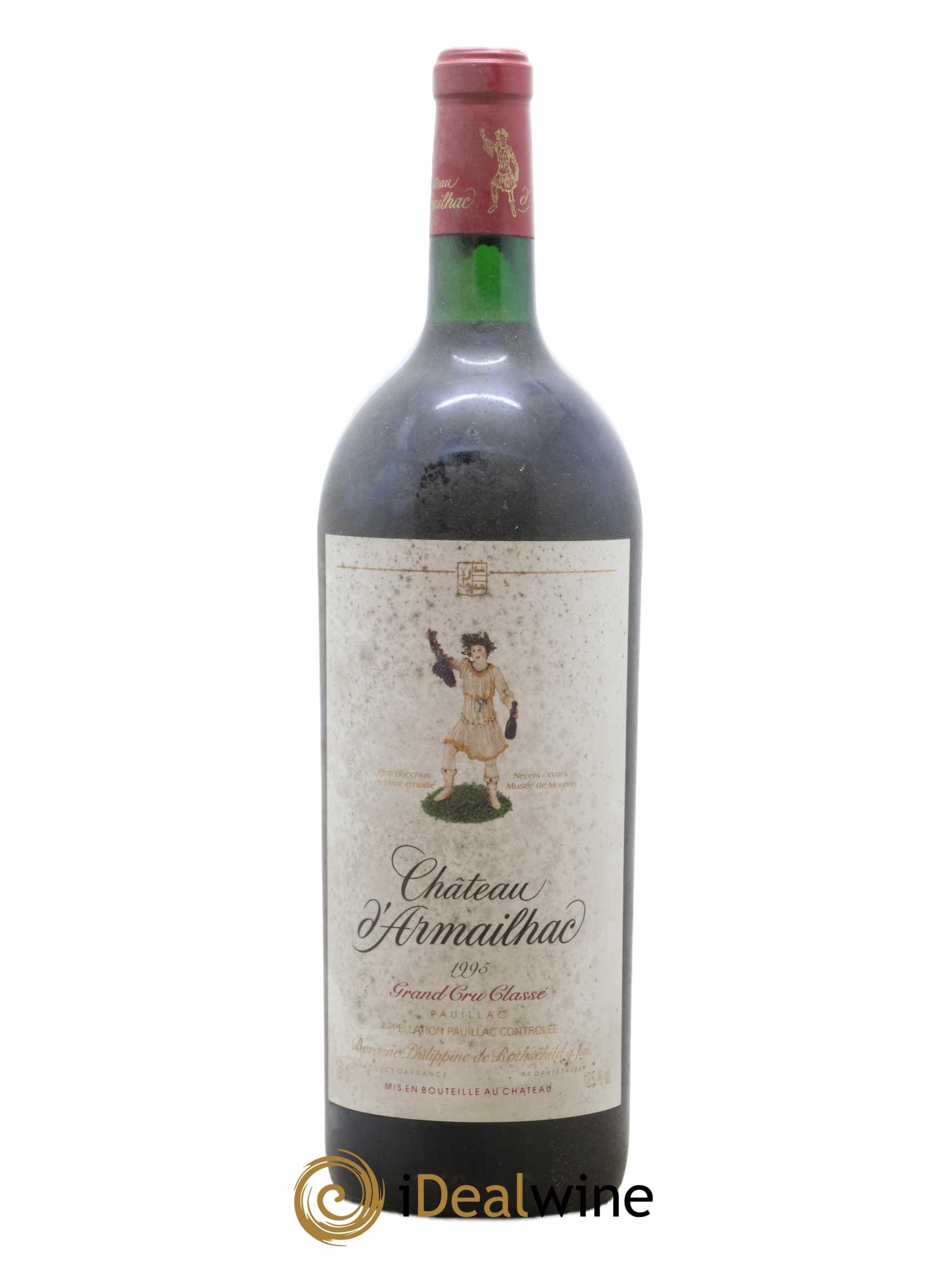 Château d' Armailhac - Mouton Baron(ne) Philippe 5ème Grand Cru Classé 1995 - Lot de 1 magnum - 0