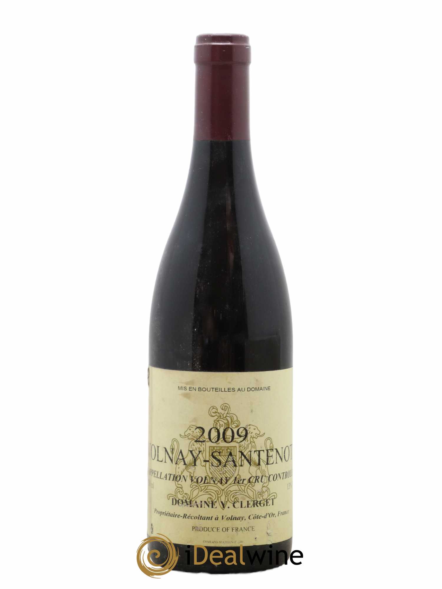 Volnay 1er Cru Santenots Yvon Clerget 2009 - Lot de 1 bouteille - 0