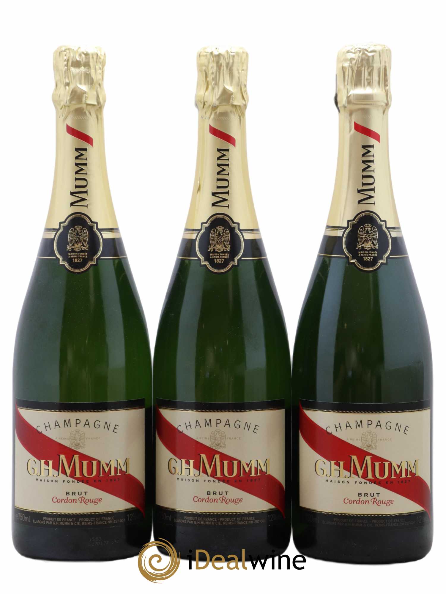 Cordon Rouge Mumm - Lot de 3 bouteilles - 0