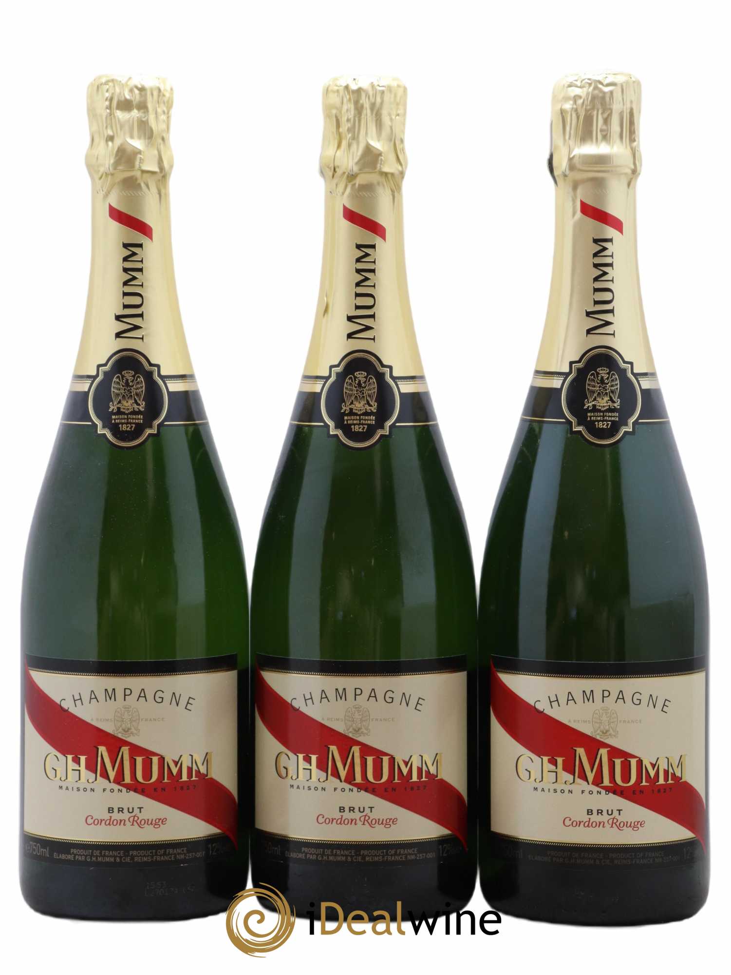 Cordon Rouge Mumm - Posten von 3 Flaschen - 0