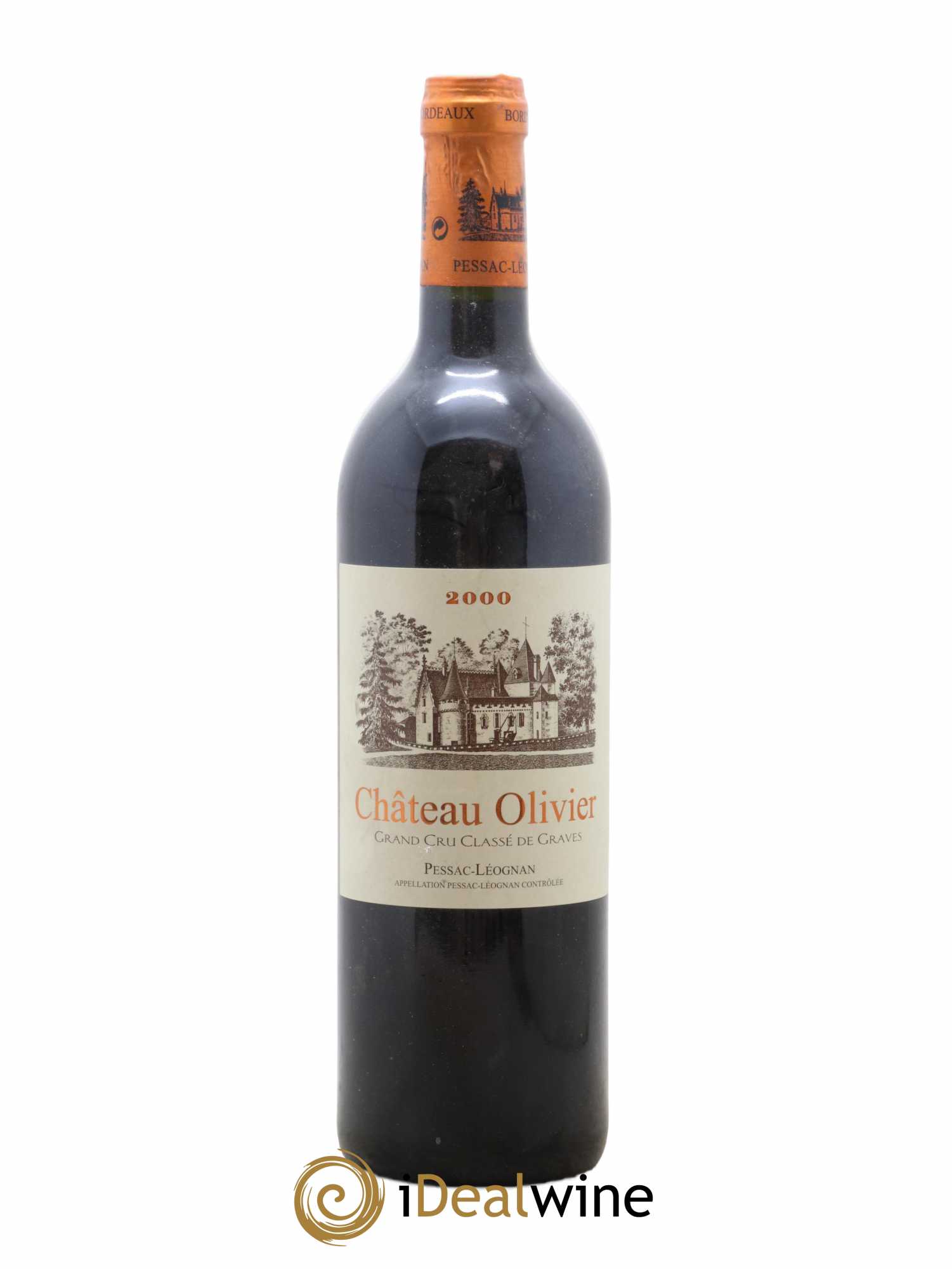 Château Olivier Cru Classé de Graves 2000 - Lot de 1 bouteille - 0