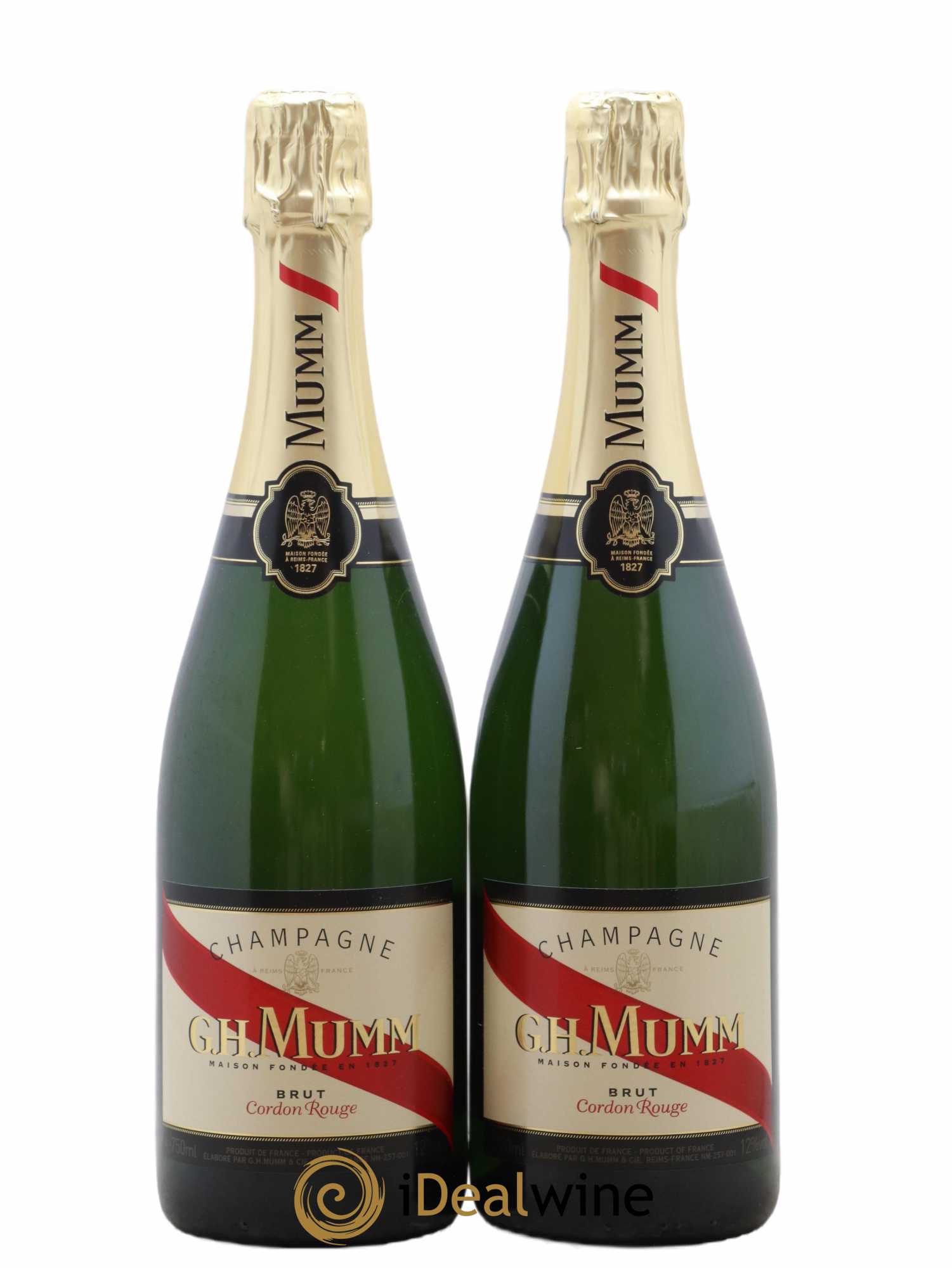 Cordon Rouge Mumm - Lot of 2 bottles - 0