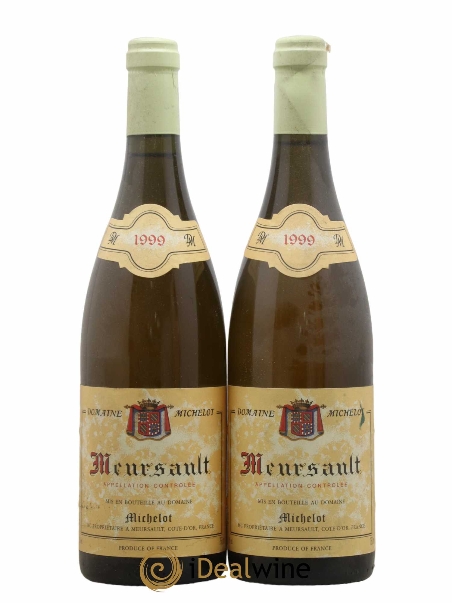Meursault Domaine Michelot 1999 - Lot de 2 bouteilles - 0