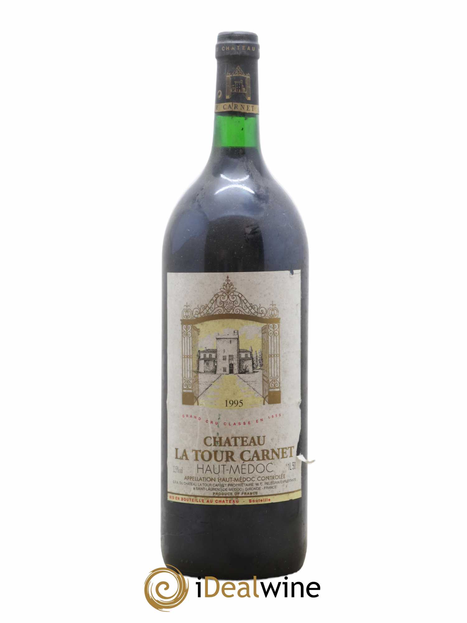 Château la Tour Carnet 4ème Grand Cru Classé 1995 - Lot de 1 magnum - 0