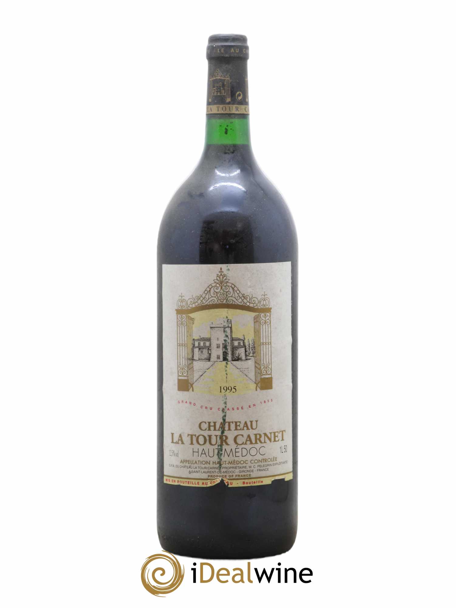 Château la Tour Carnet 4ème Grand Cru Classé 1995 - Lot de 1 magnum - 0