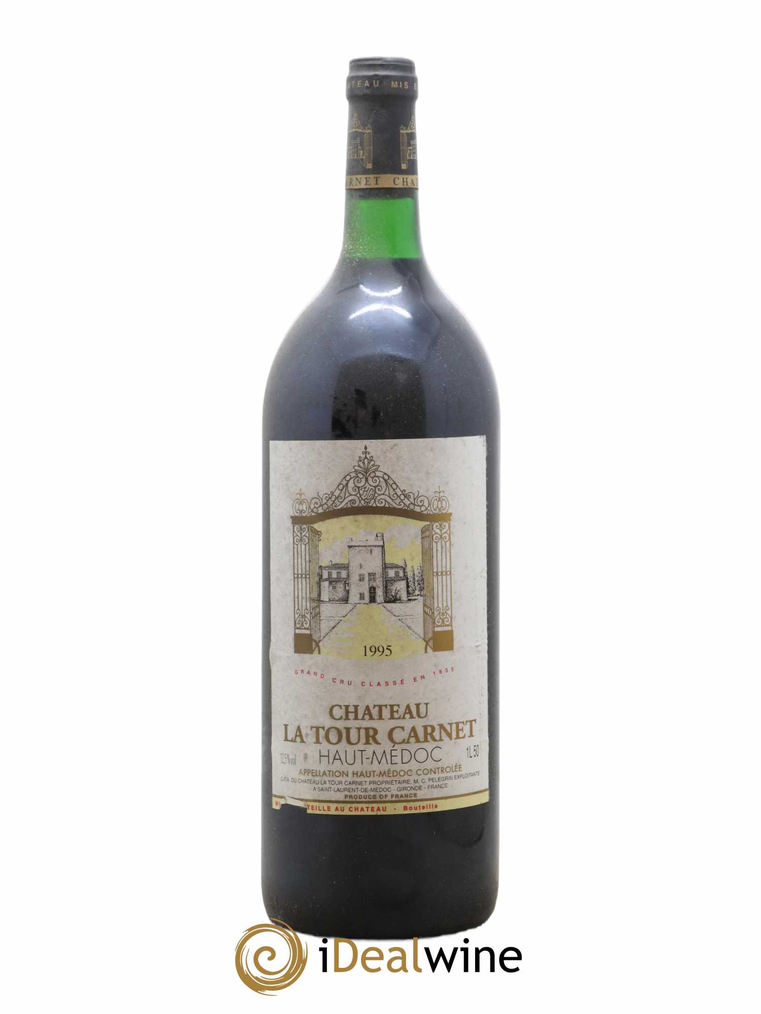 Château la Tour Carnet 4ème Grand Cru Classé 1995 - Lot de 1 magnum - 0