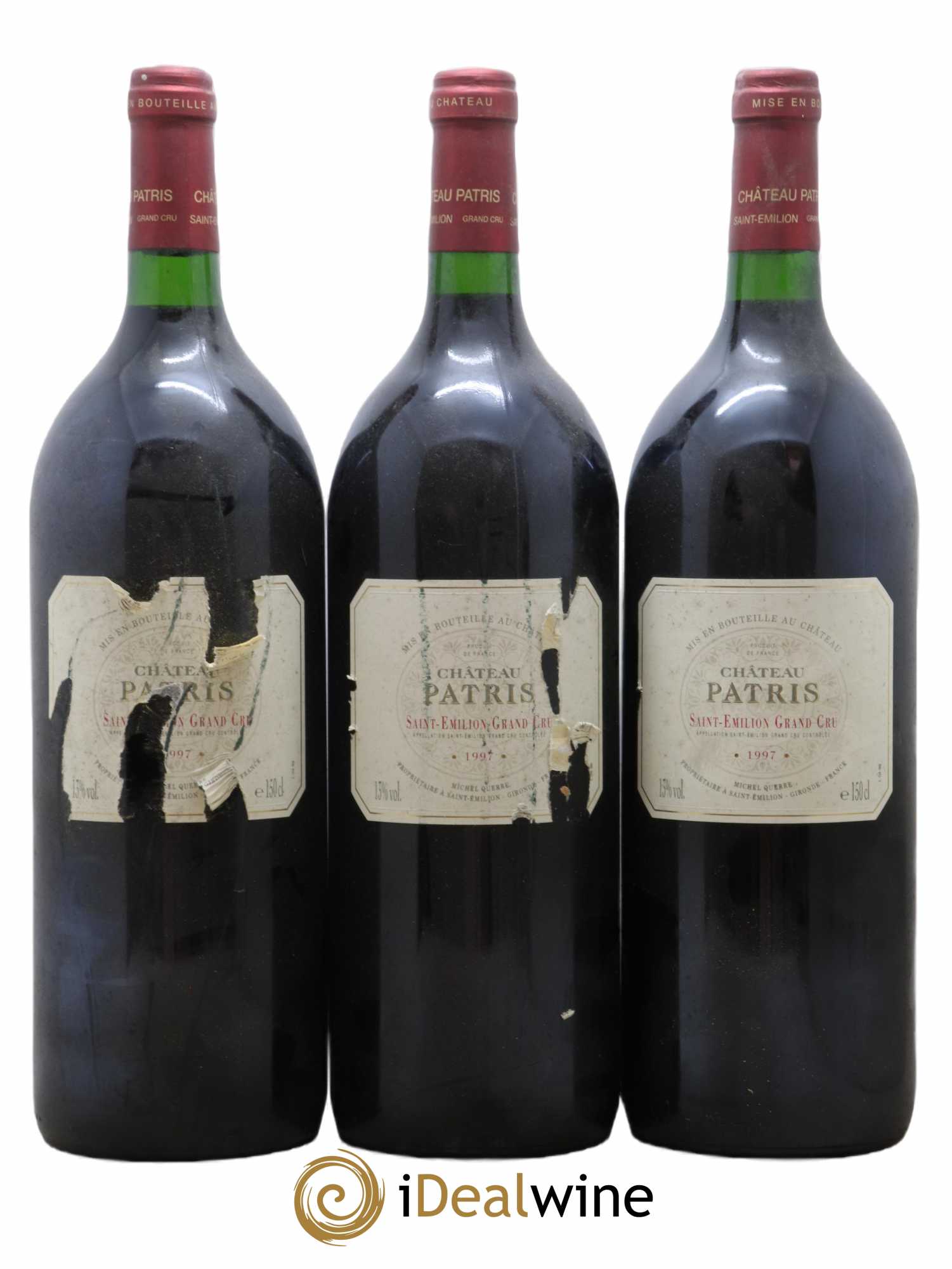 Château Patris 1997 - Lot de 3 magnums - 0