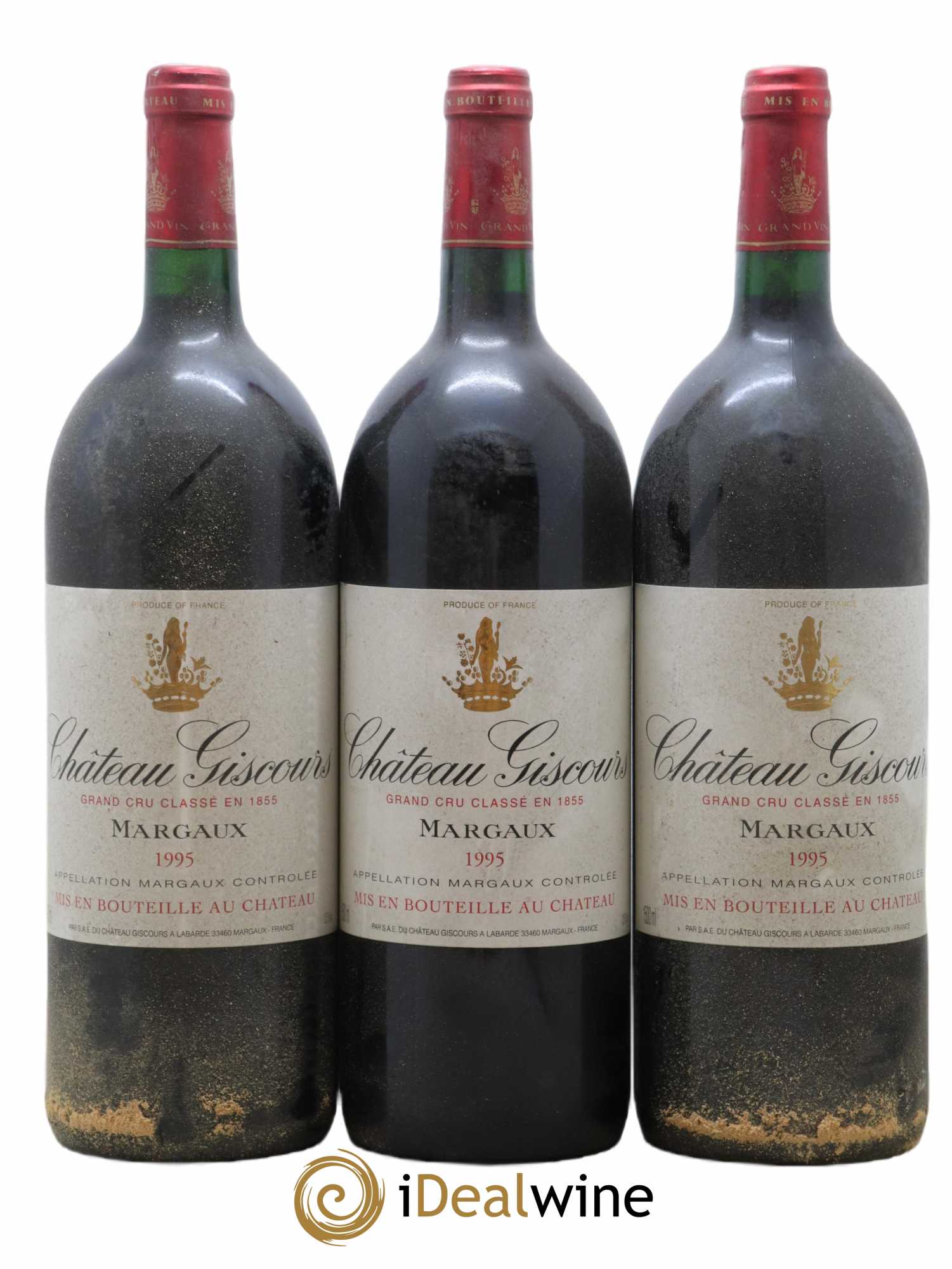 Château Giscours 3ème Grand Cru Classé 1995 - Lot de 3 magnums - 0