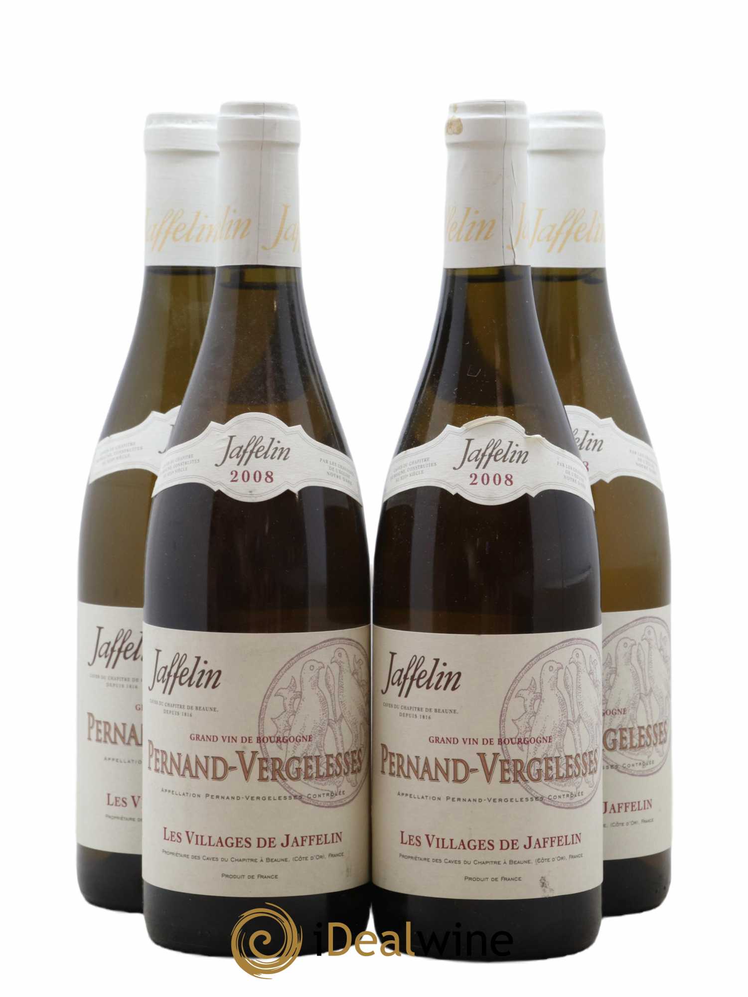 Pernand-Vergelesses Domaine Jaffelin 2008 - Lot de 4 bouteilles - 0
