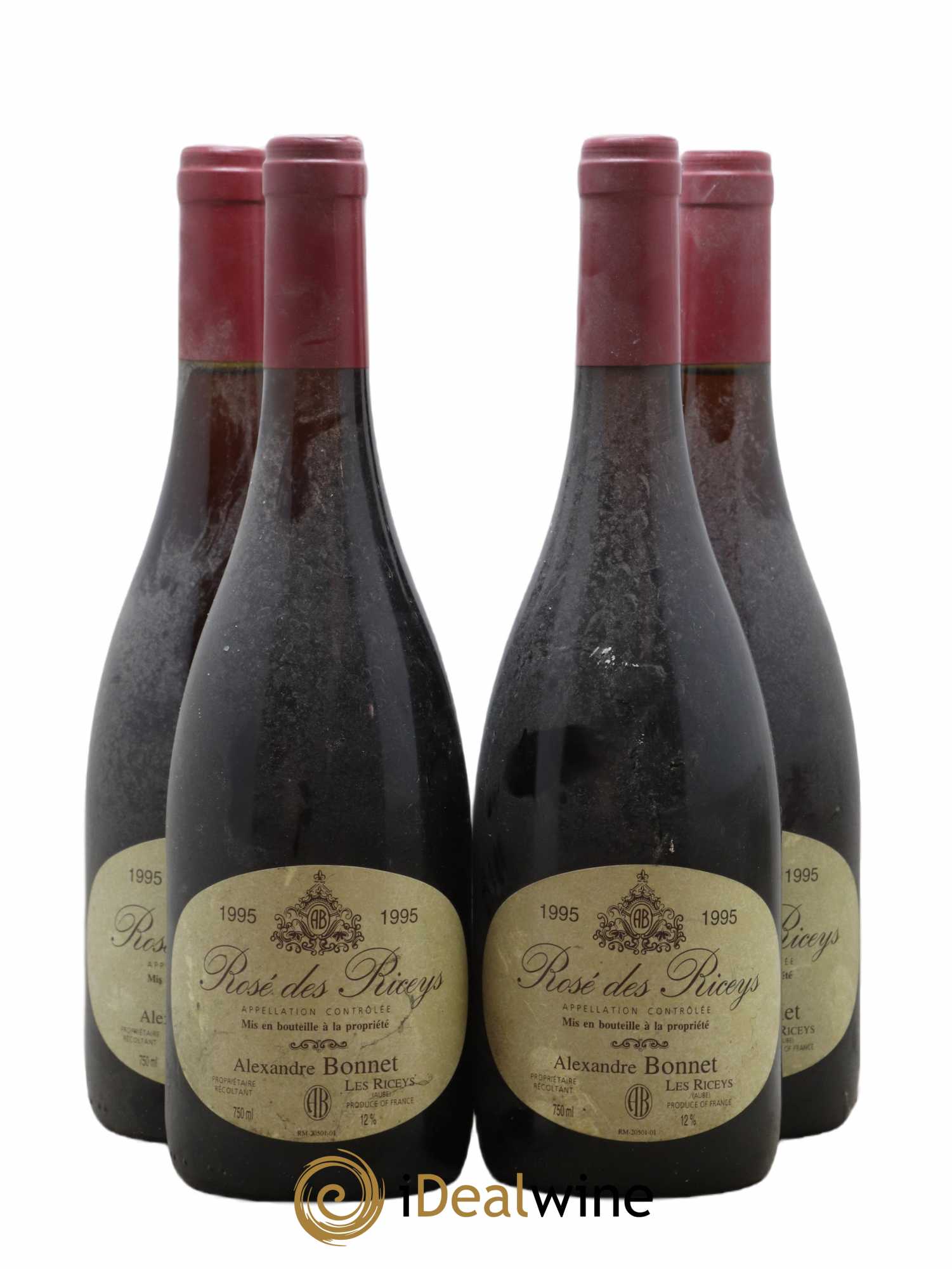 Coteaux Champenois Rosé des Riceys Alexandre Bonnet 1995 - Lot de 4 bouteilles - 0