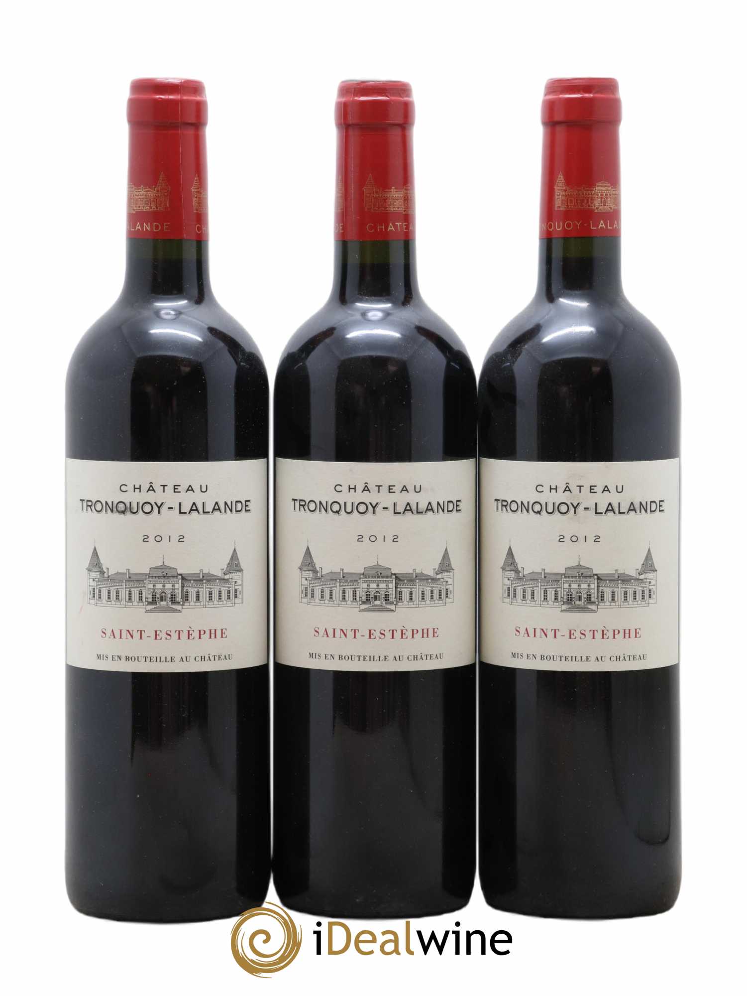 Château Tronquoy Lalande 2012 - Lot de 3 bouteilles - 0