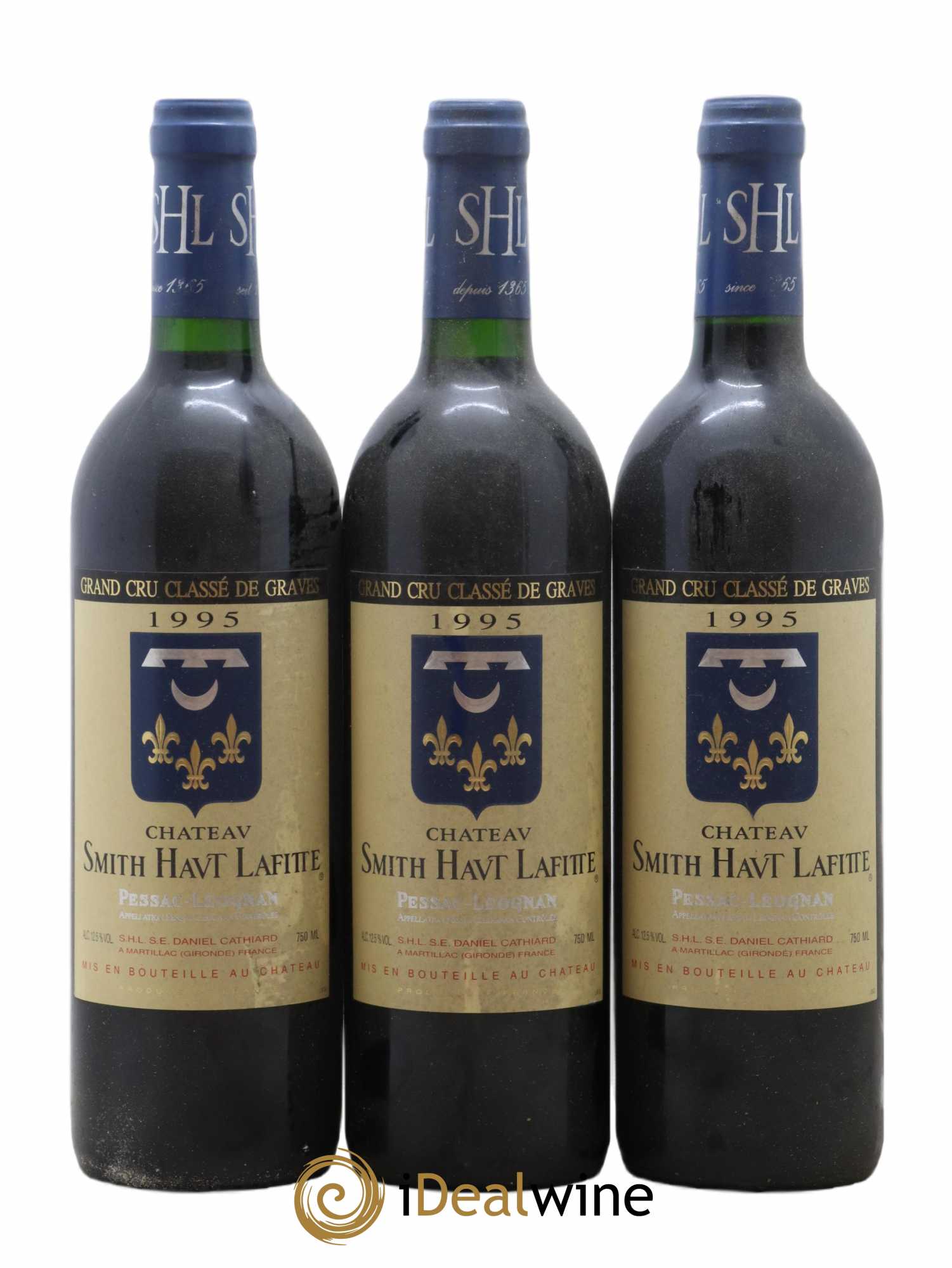Château Smith Haut Lafitte Cru Classé de Graves 1995 - Lot de 12 bouteilles - 1