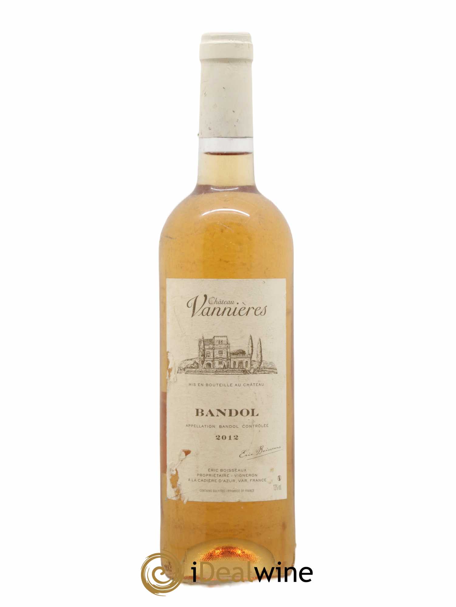 Bandol Chateau Vannières 2012 - Lot de 1 bouteille - 0