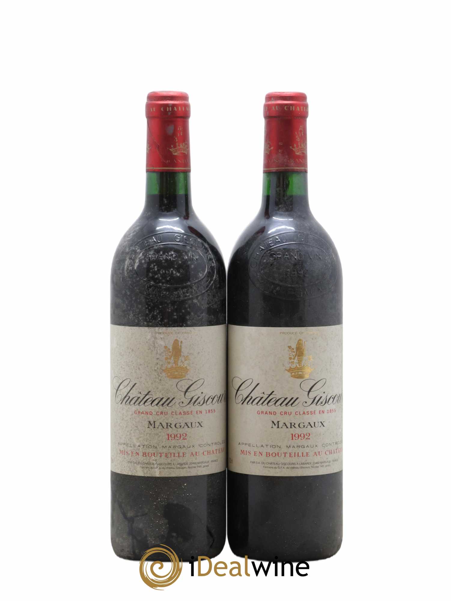 Château Giscours 3ème Grand Cru Classé 1992 - Lot de 2 bouteilles - 0