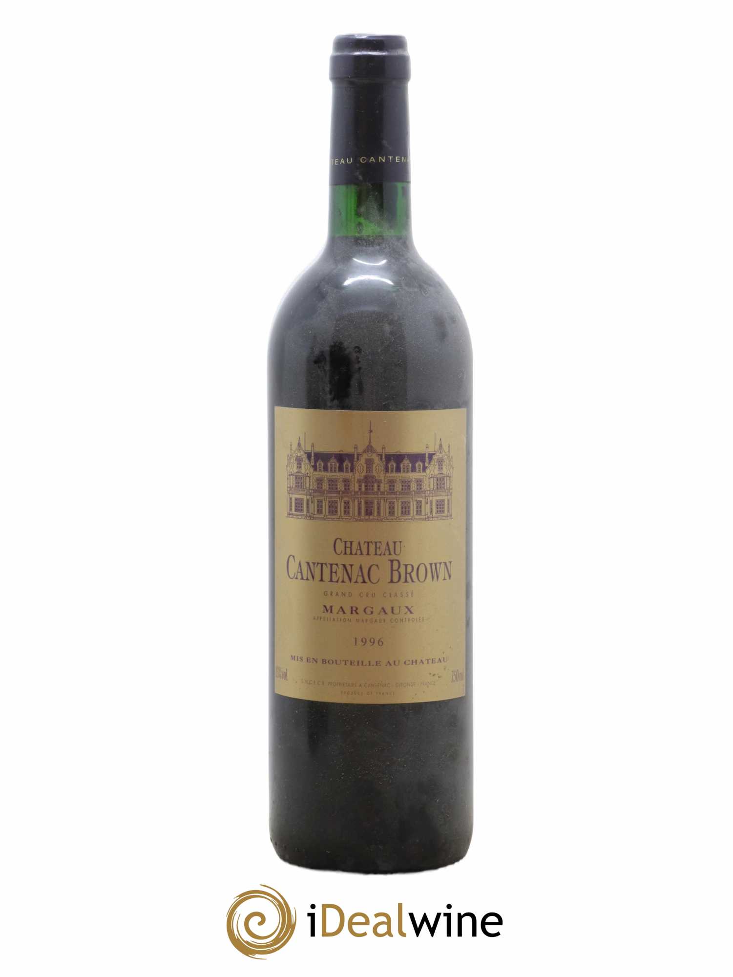 Château Cantenac Brown 3ème Grand Cru Classé 1996 - Lot de 1 bouteille - 0