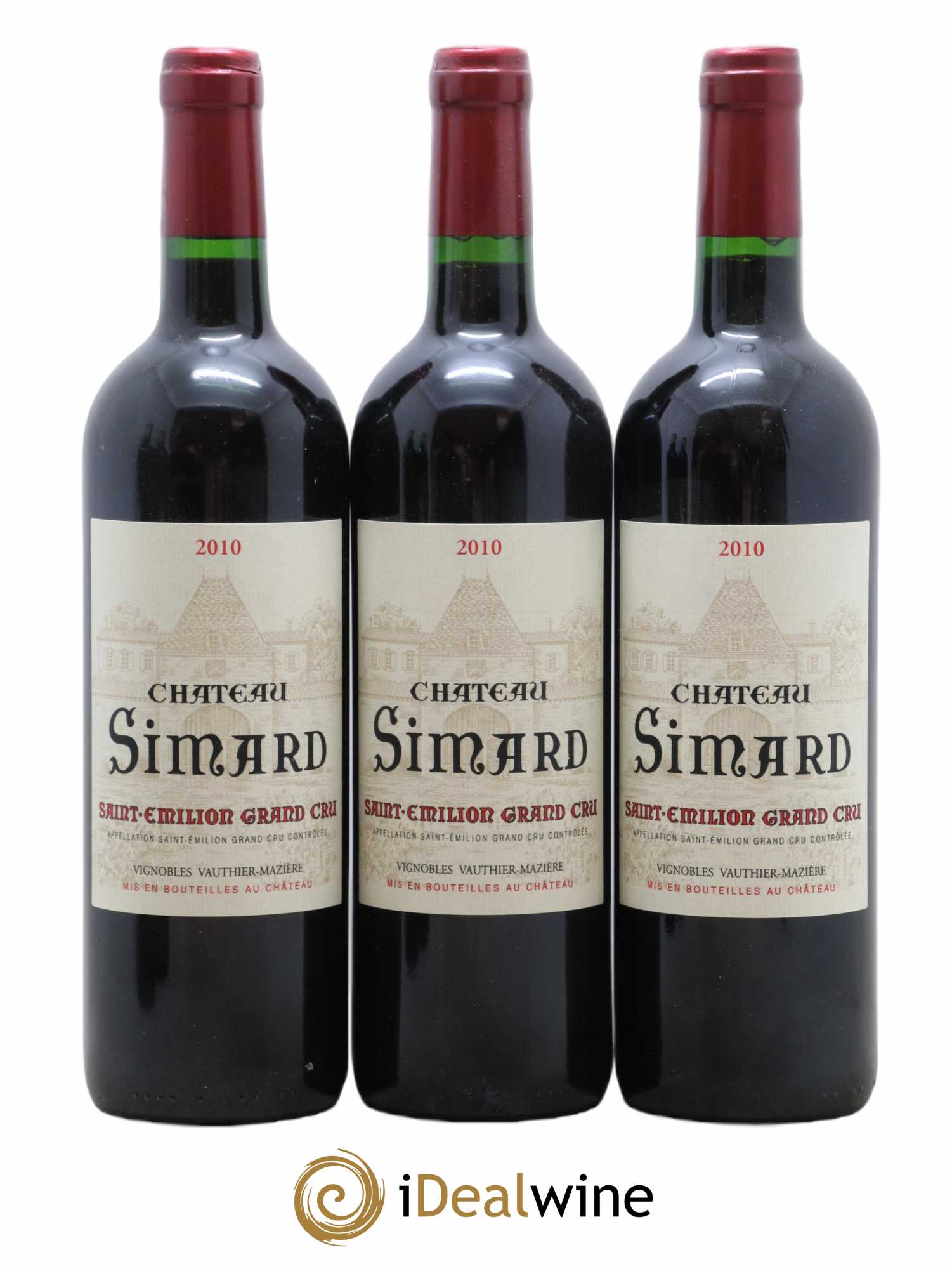 Château Simard 2010 - Posten von 3 Flaschen - 0