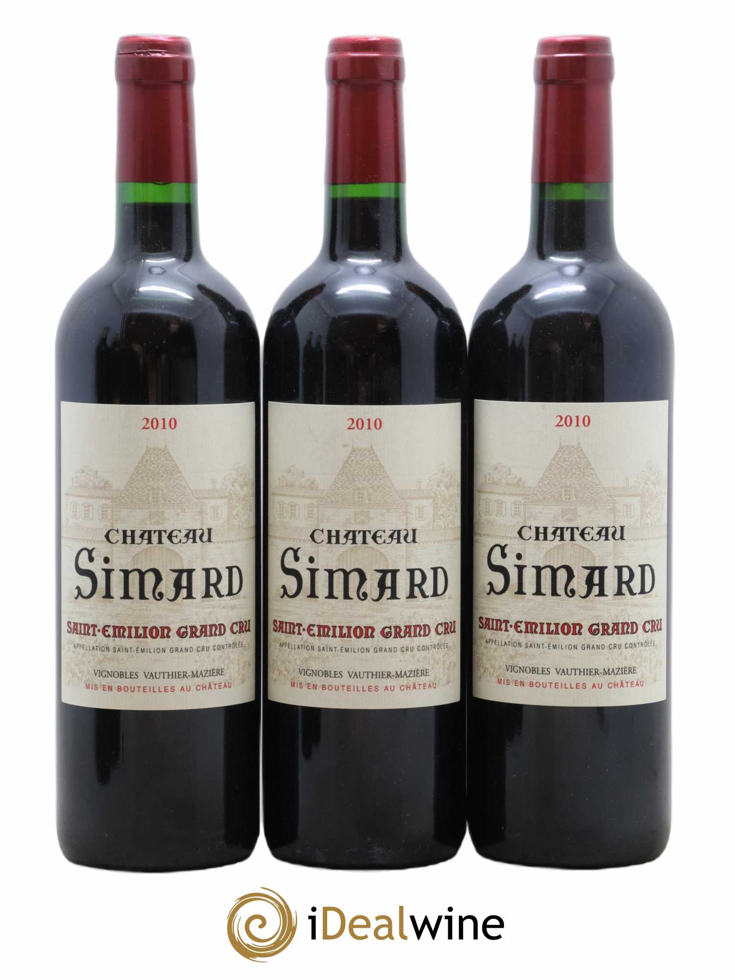 Château Simard 2010 - Lot de 3 bouteilles - 0