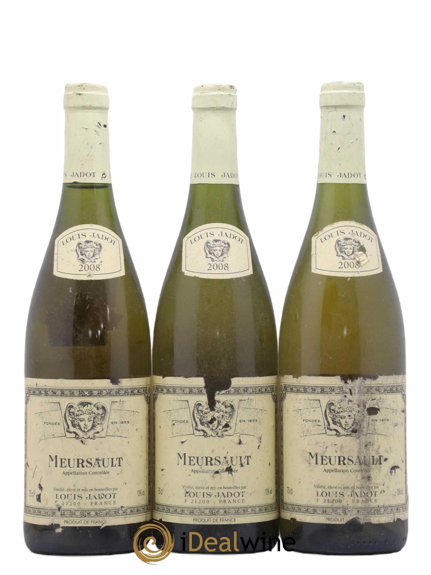 Meursault Domaine Louis Jadot 2008 - Lot de 3 bouteilles - 0