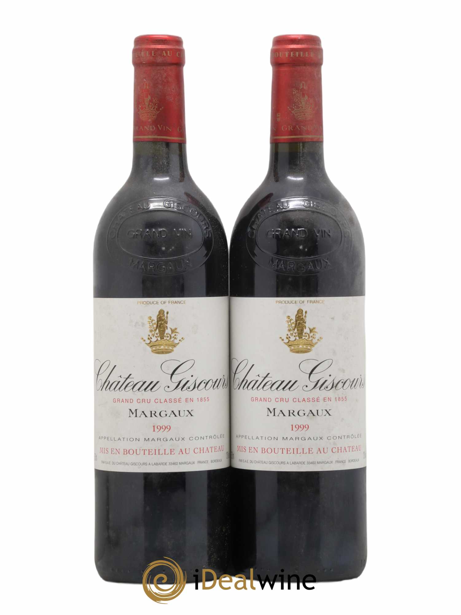 Château Giscours 3ème Grand Cru Classé 1999 - Lot de 2 bouteilles - 0