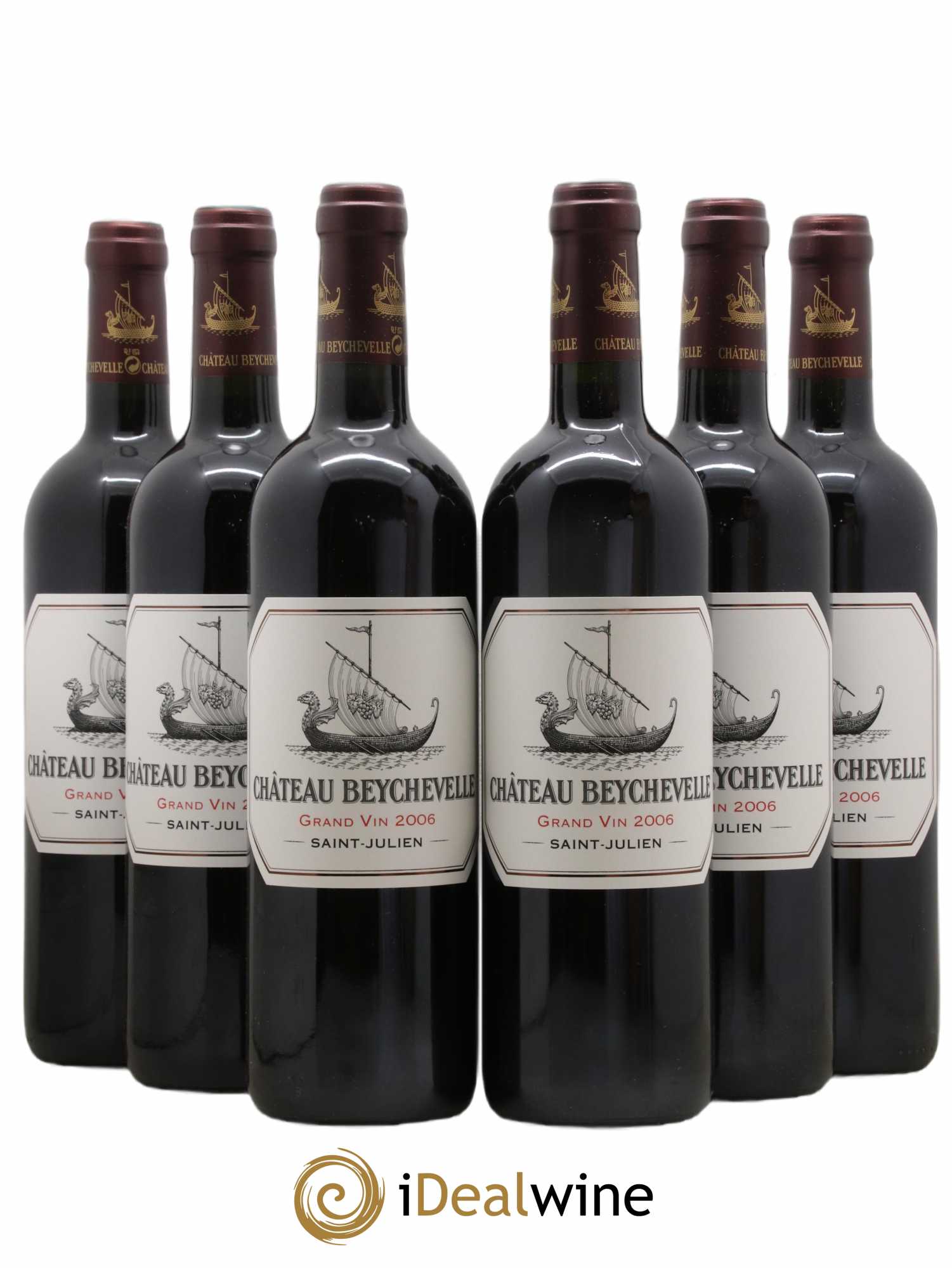 Château Beychevelle 4ème Grand Cru Classé 2006 - Lot de 6 bouteilles - 0