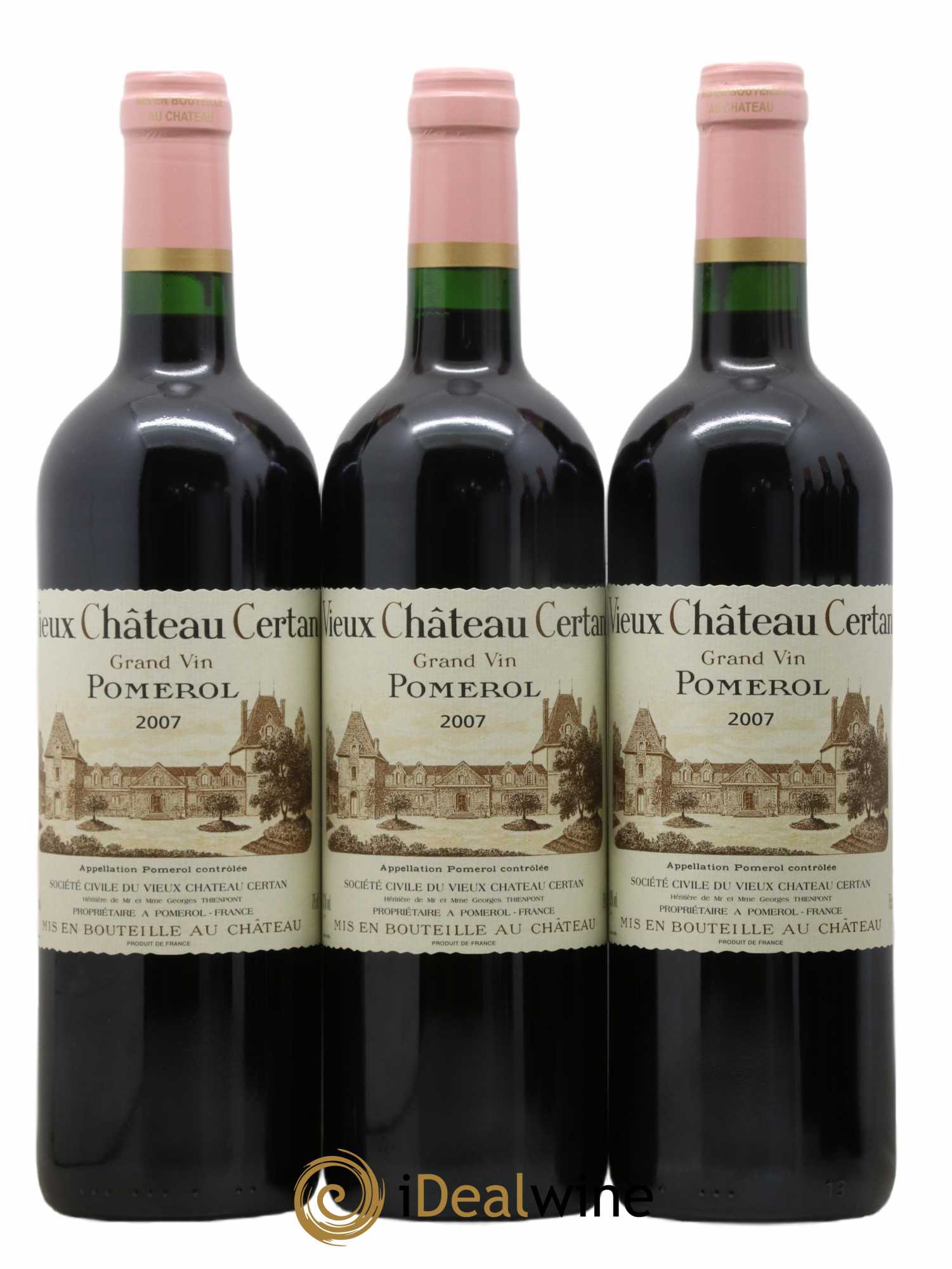 Vieux Château Certan 2007 - Posten von 6 Flaschen - 1