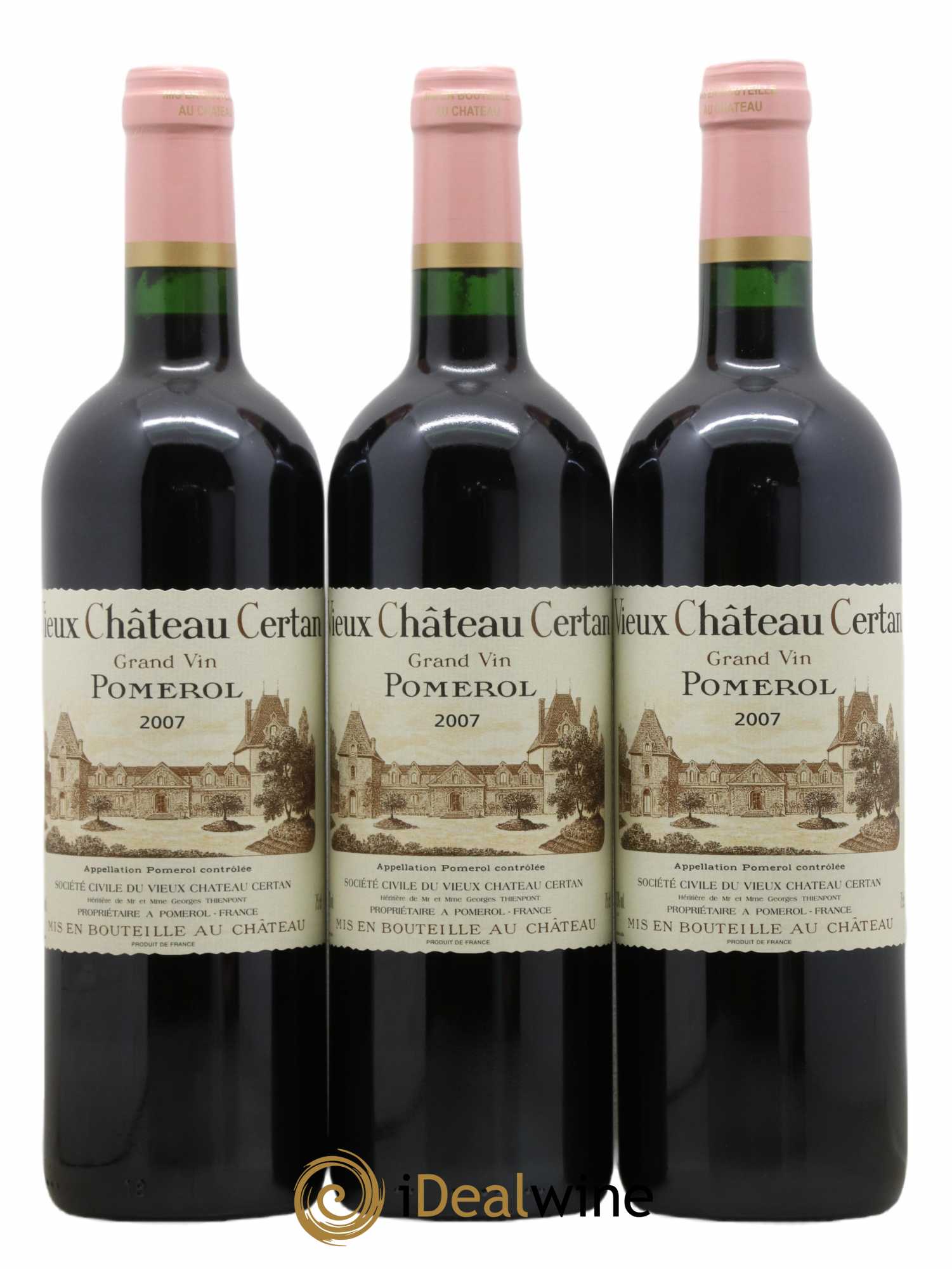 Vieux Château Certan 2007 - Posten von 6 Flaschen - 2