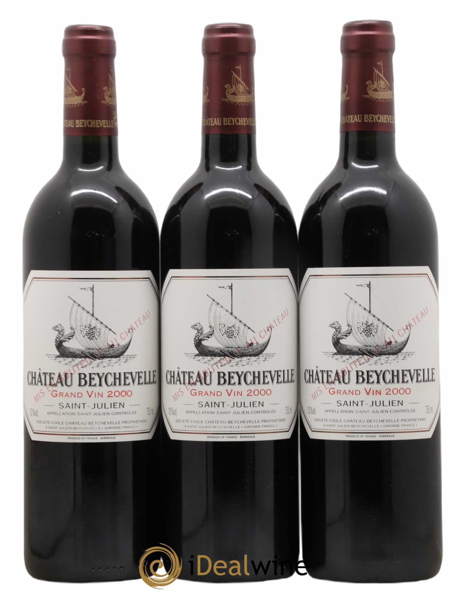 Château Beychevelle 4ème Grand Cru Classé 2000 - Lot of 6 bottles - 2