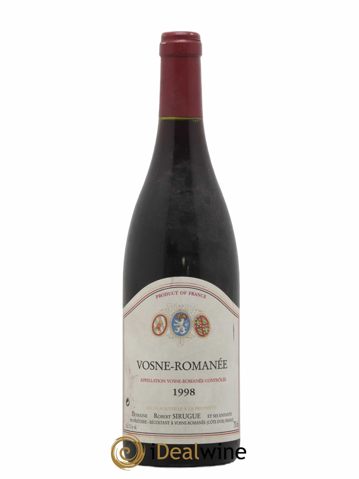 Vosne-Romanée Robert Sirugue (Domaine) 1998 - Lot de 1 bouteille - 0
