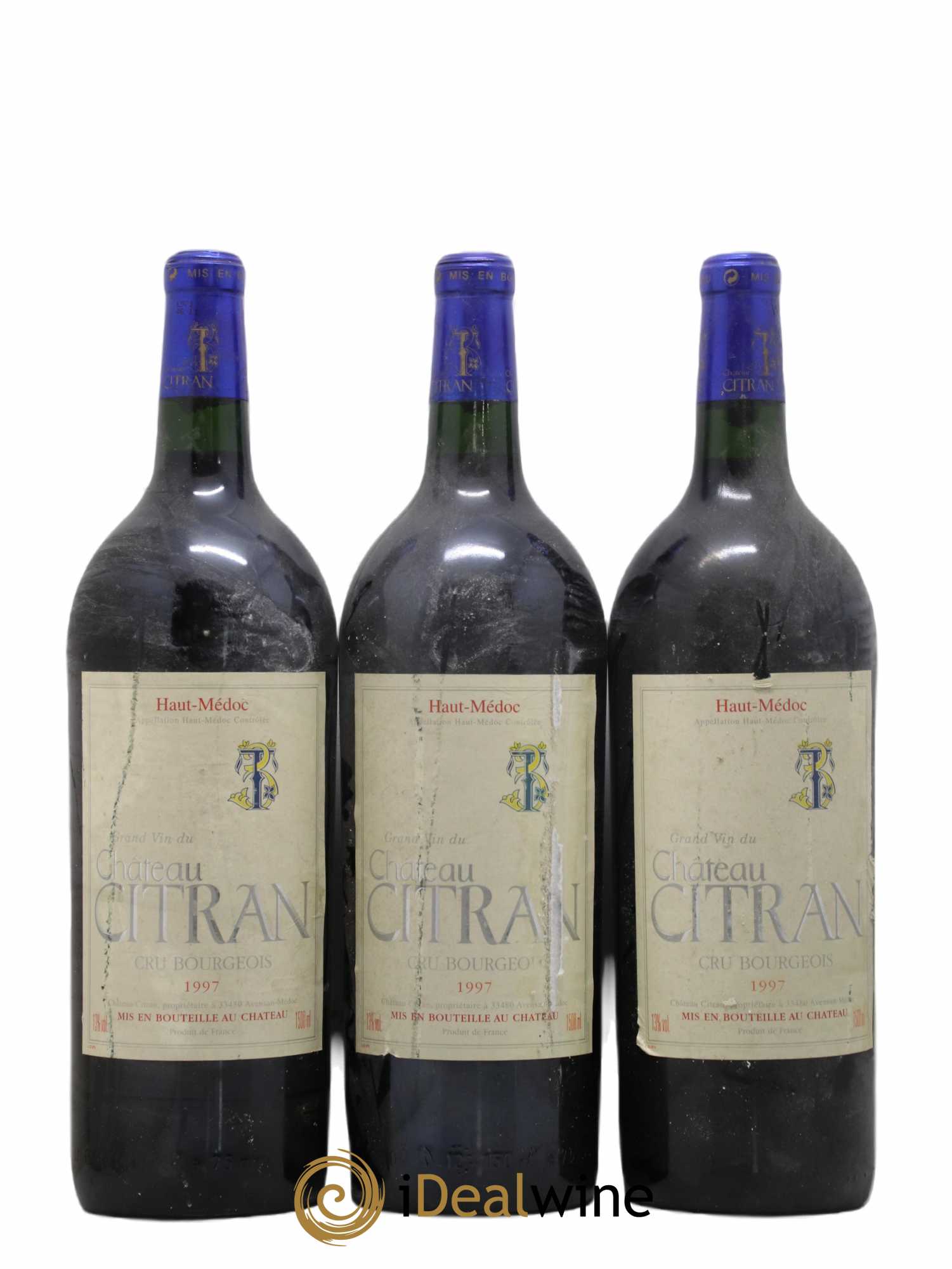 Château Citran Cru Bourgeois 1997 - Lot de 3 magnums - 0