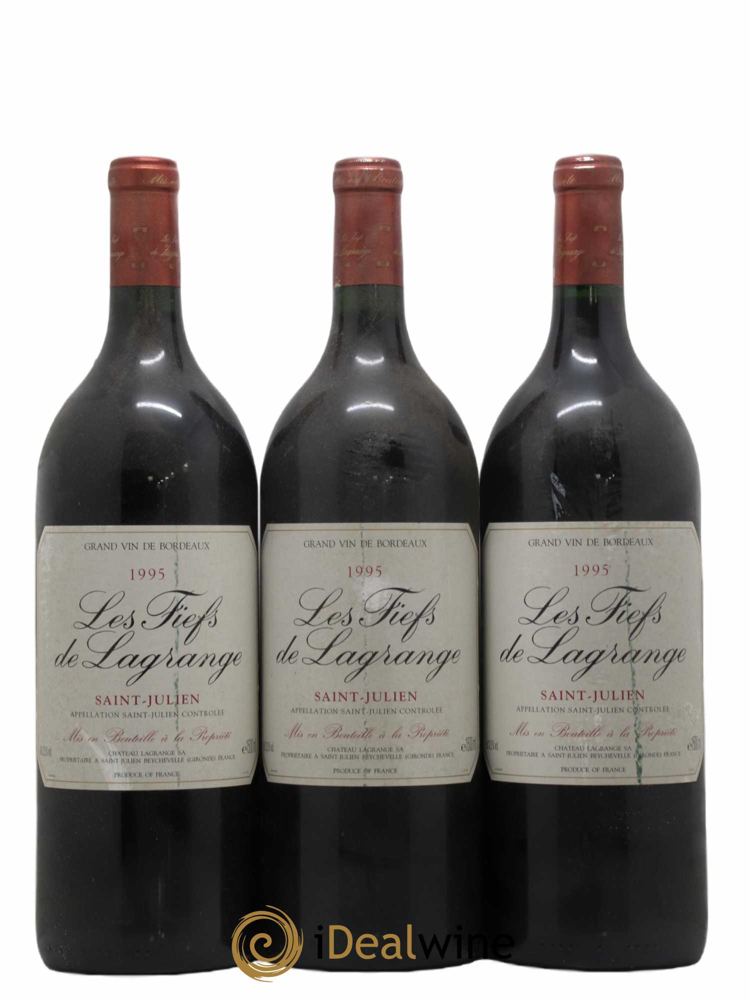 Les Fiefs de Lagrange Second Vin 1995 - Lot de 6 magnums - 1