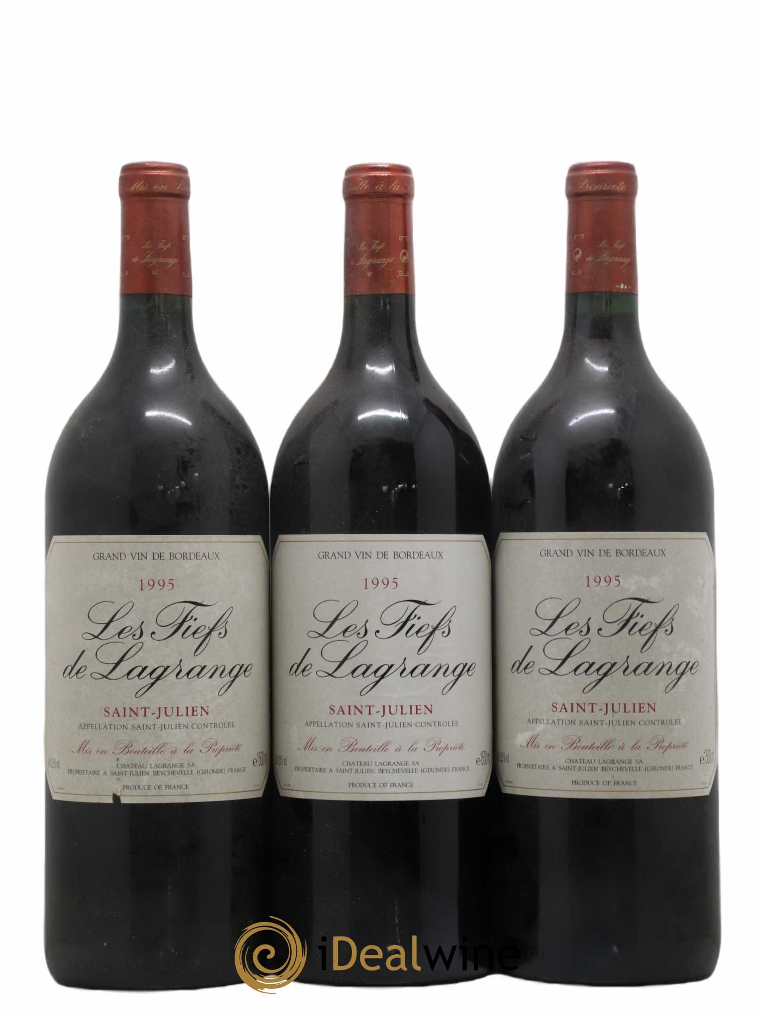 Les Fiefs de Lagrange Second Vin 1995 - Lot de 6 magnums - 2