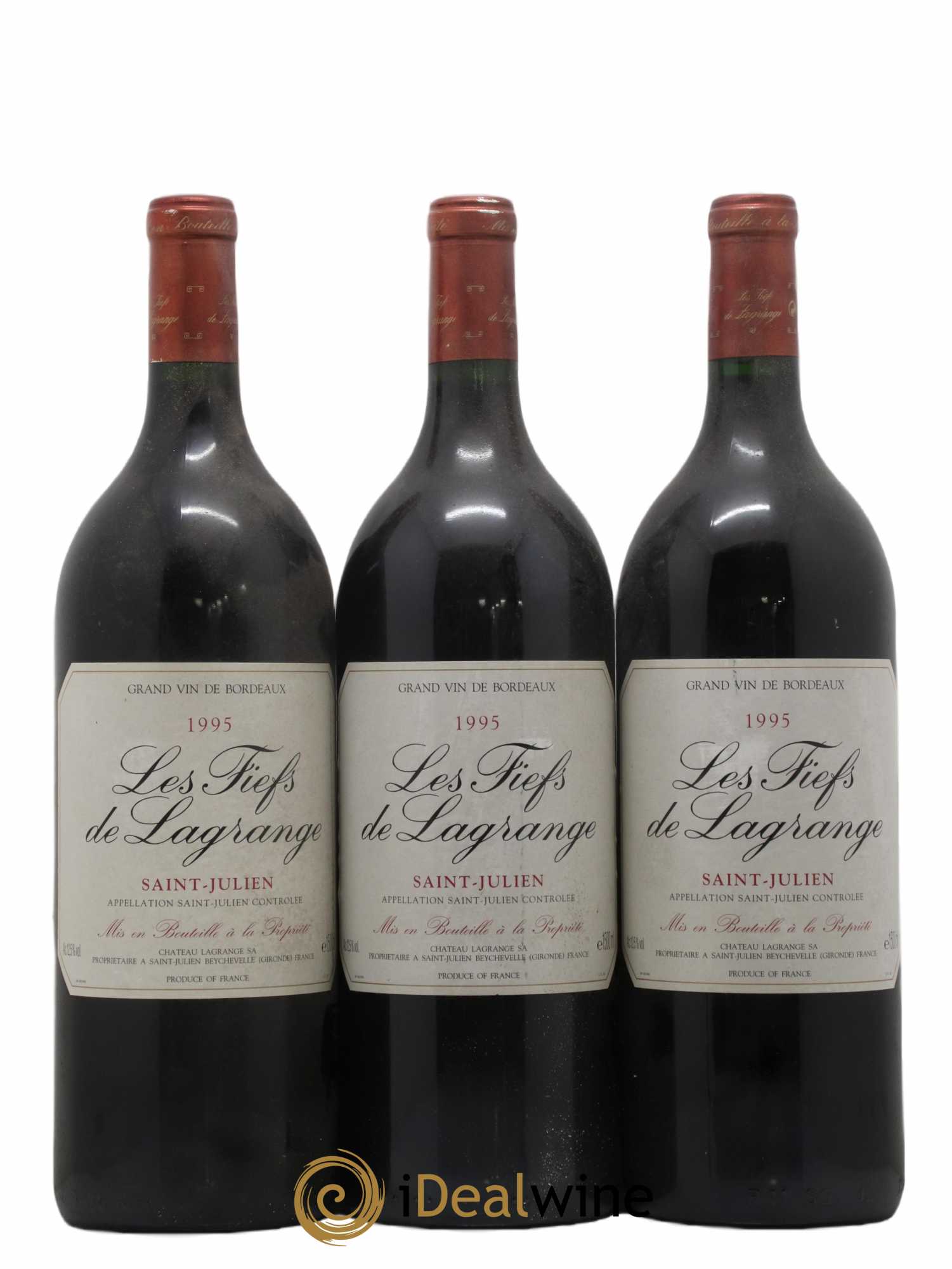 Les Fiefs de Lagrange Second Vin 1995 - Lot de 6 magnums - 1