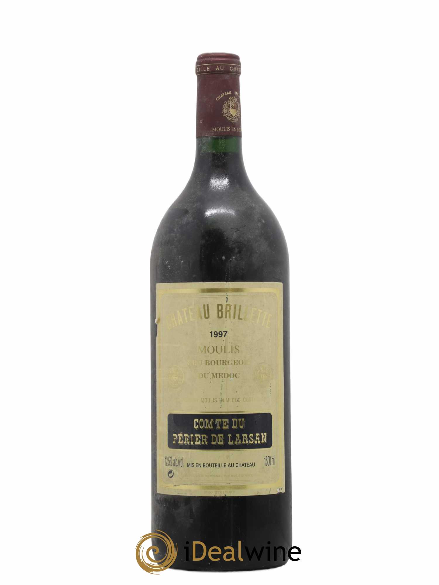 Château Brillette Cru Bourgeois 1997 - Lot de 1 magnum - 0