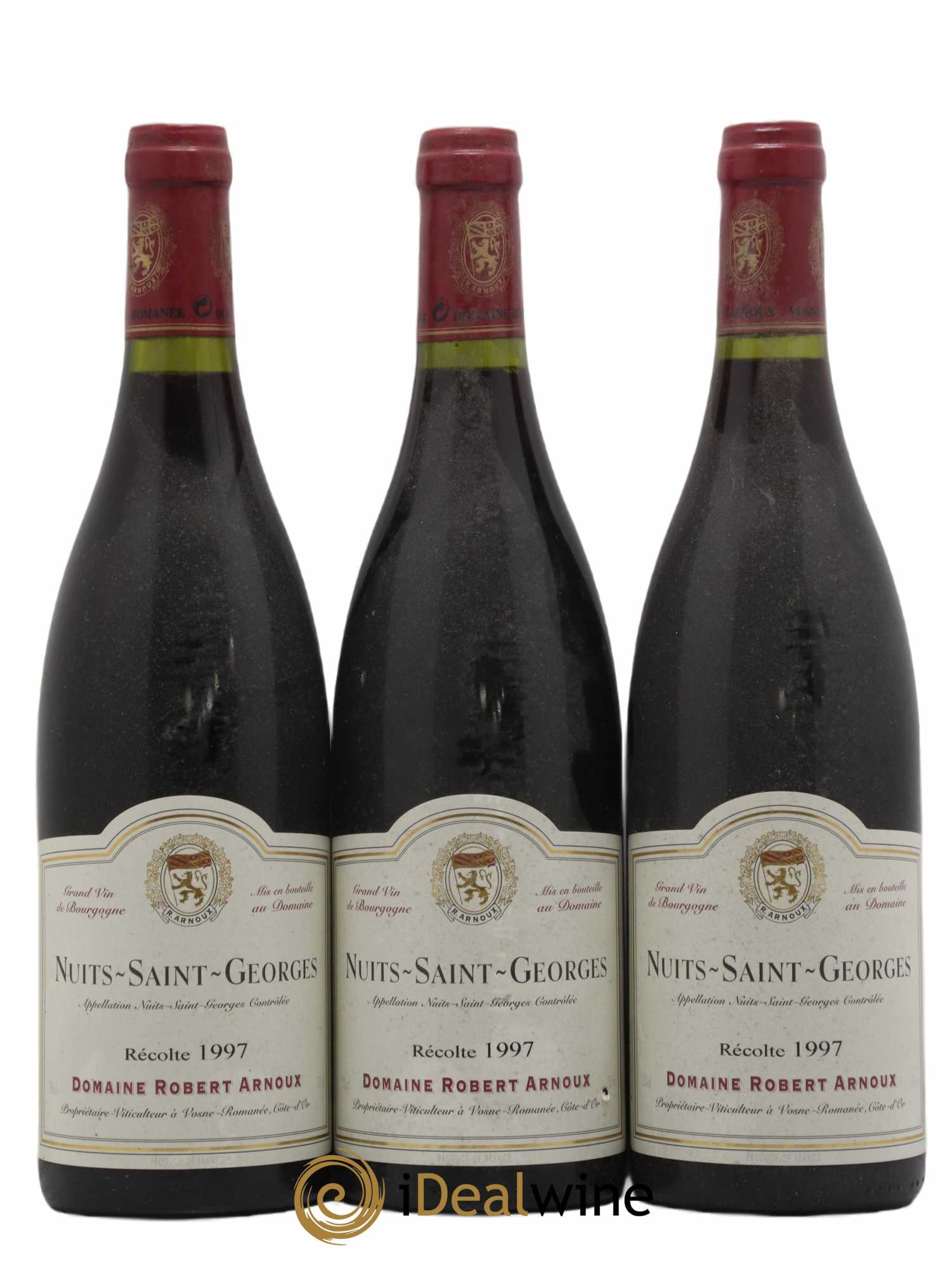 Nuits-Saint-Georges Domaine Robert Arnoux 1997 - Lot de 3 bouteilles - 0